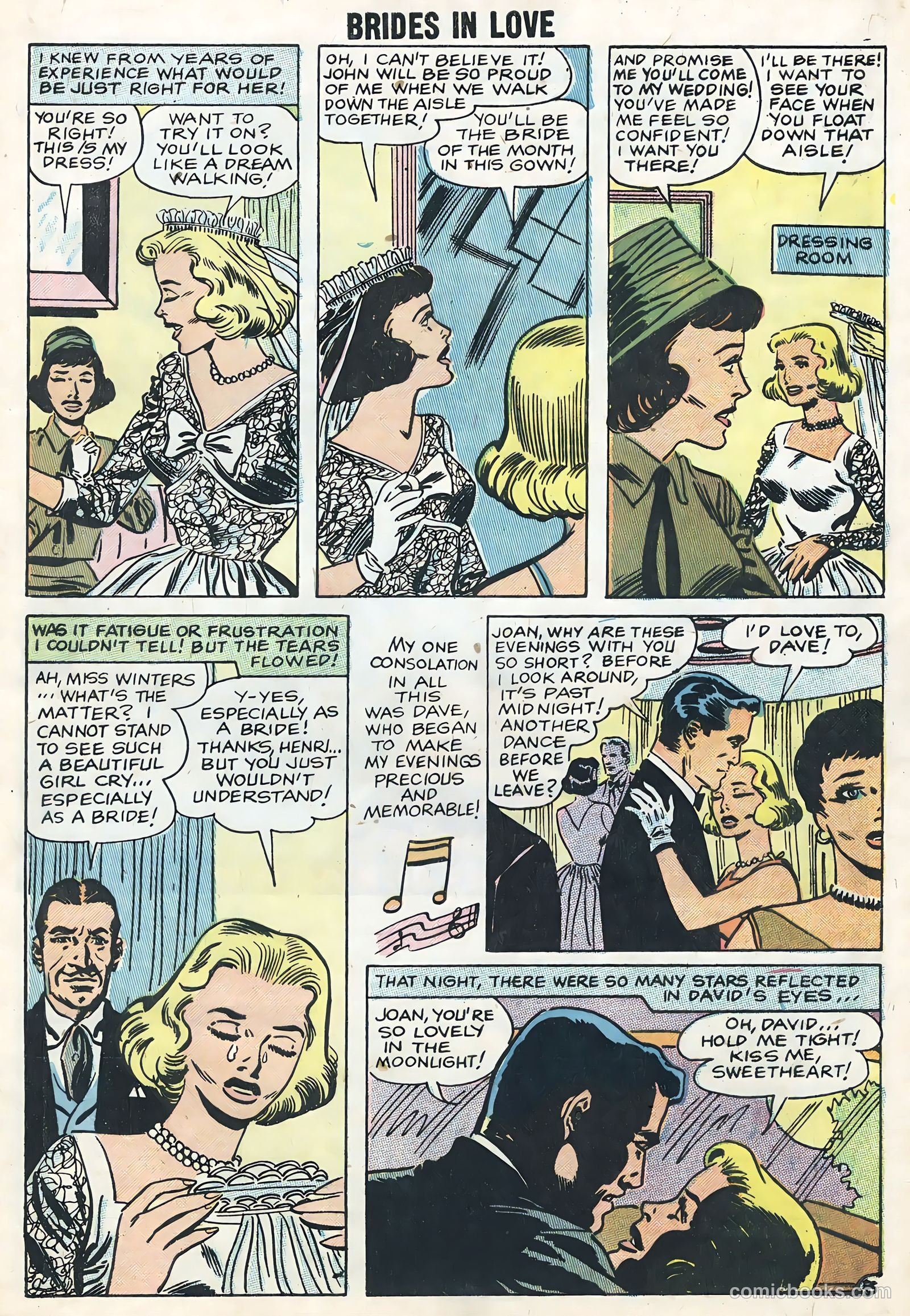 Brides in Love #10 (1958) — page 5