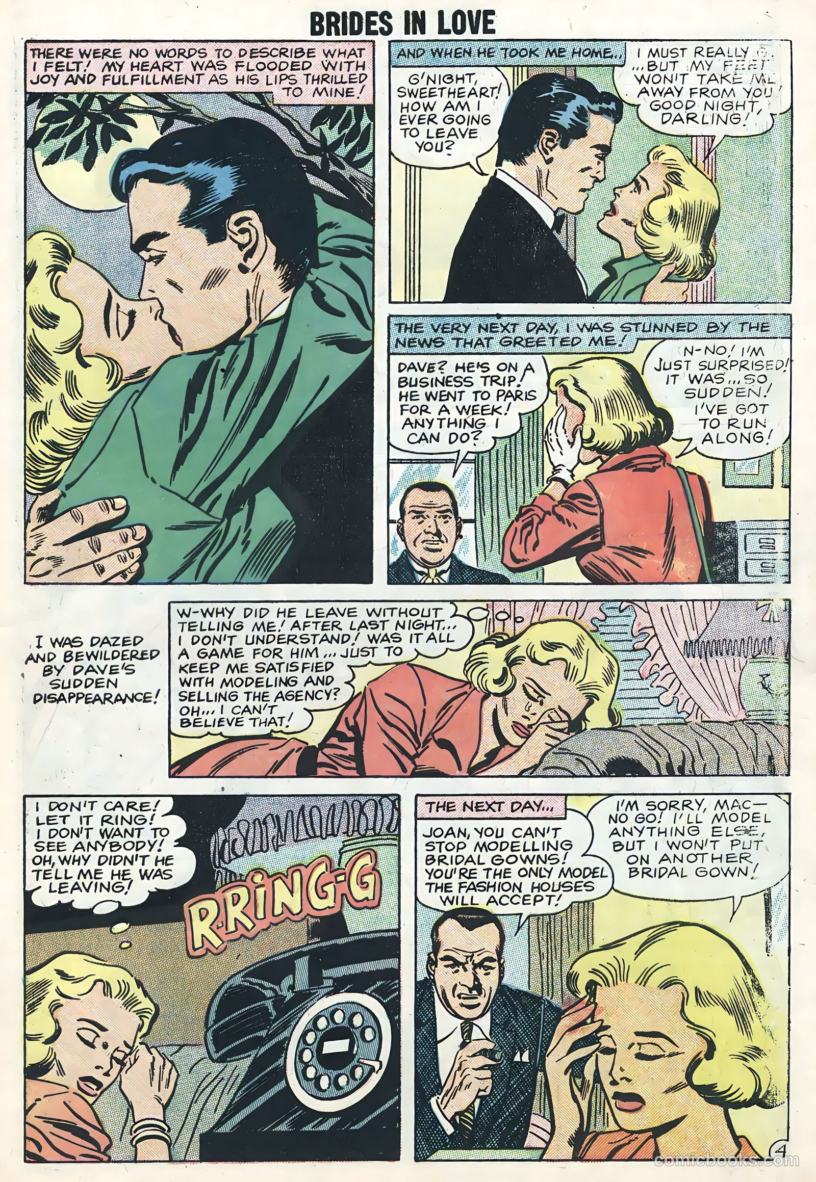 Brides in Love #10 (1958) — page 7