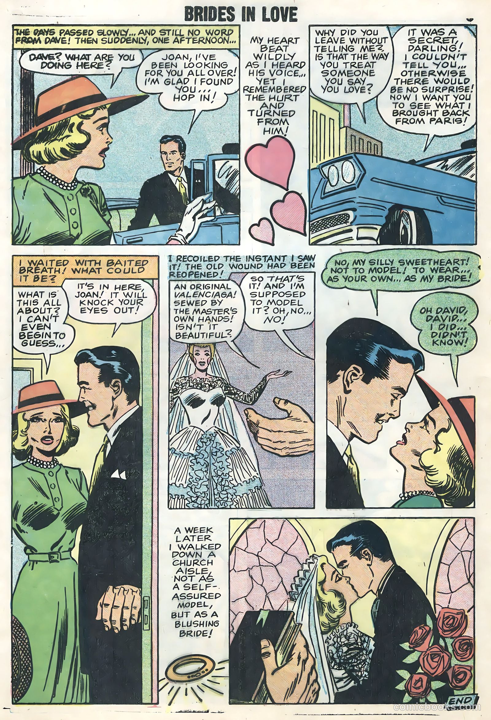 Brides in Love #10 (1958) — page 8