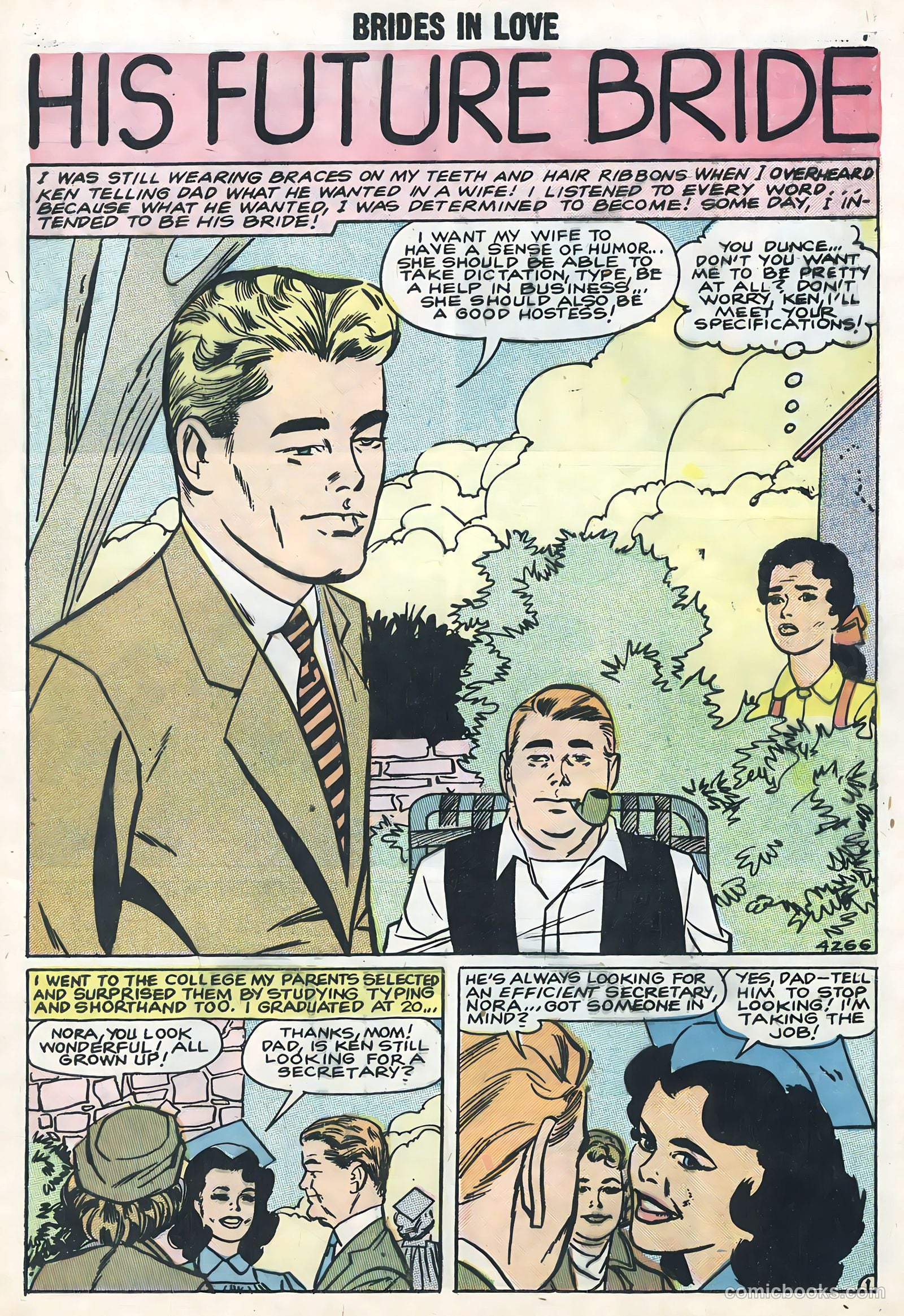 Brides in Love #10 (1958) — page 9