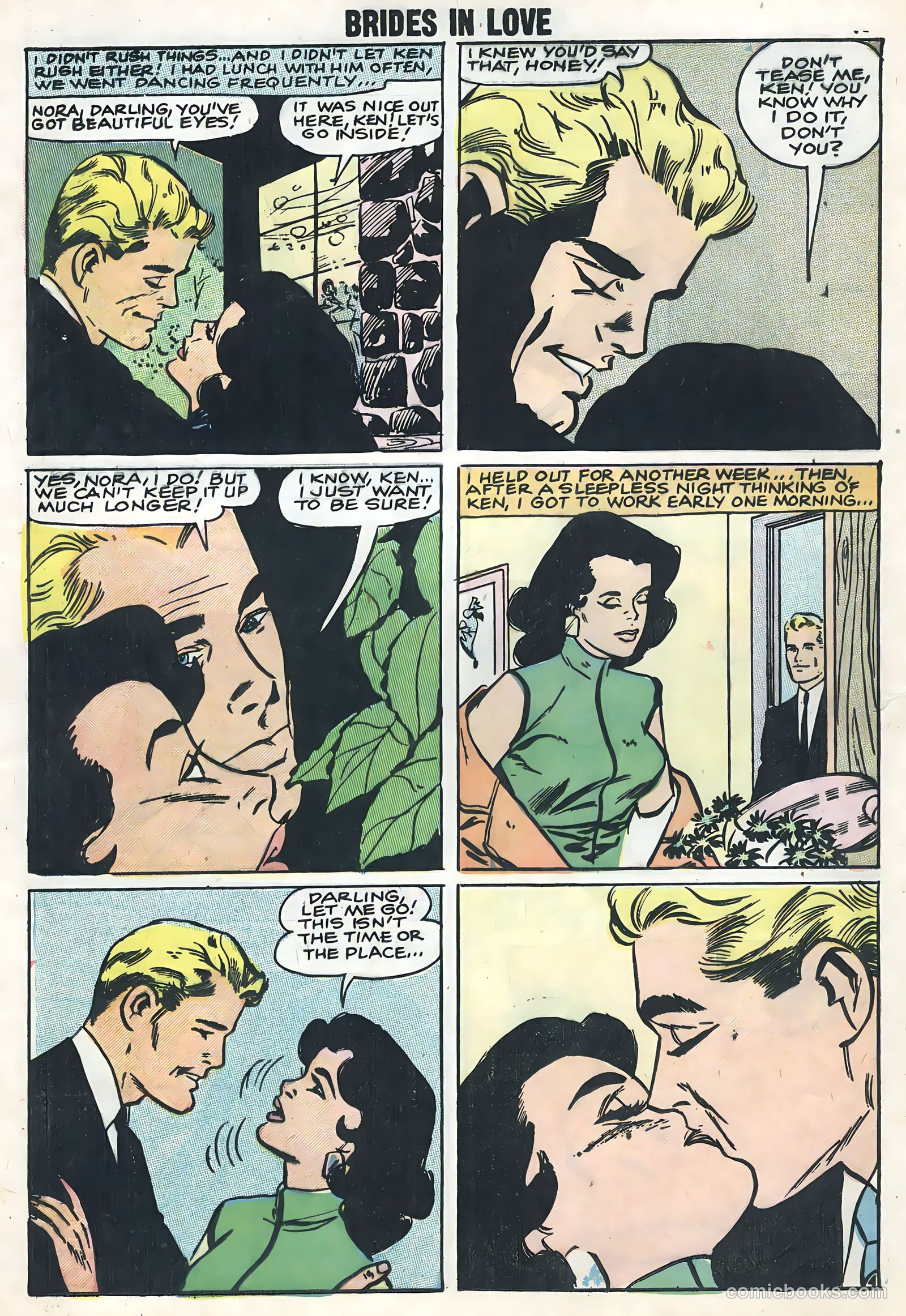 Brides in Love #10 (1958) — page 12