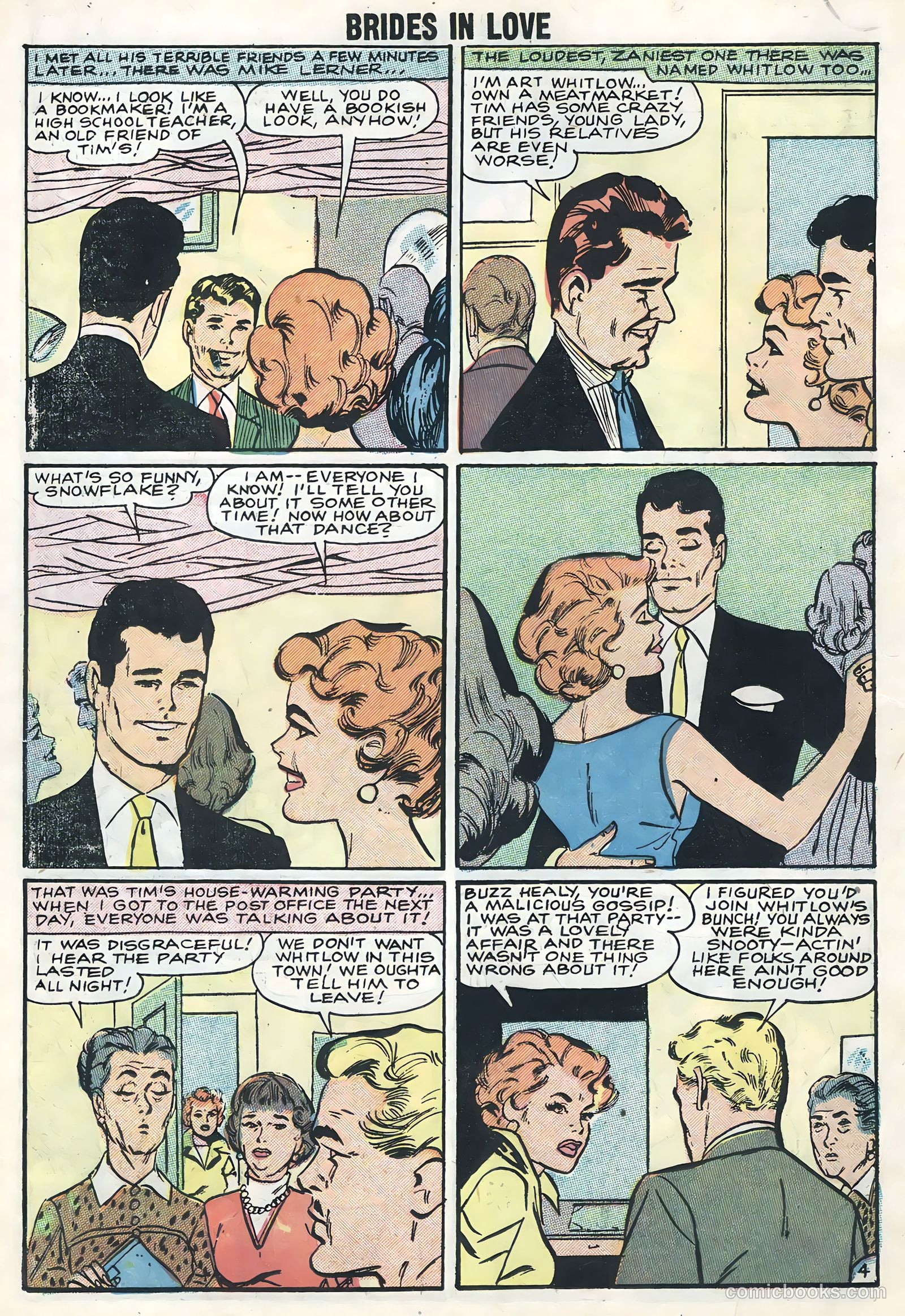 Brides in Love #10 (1958) — page 18