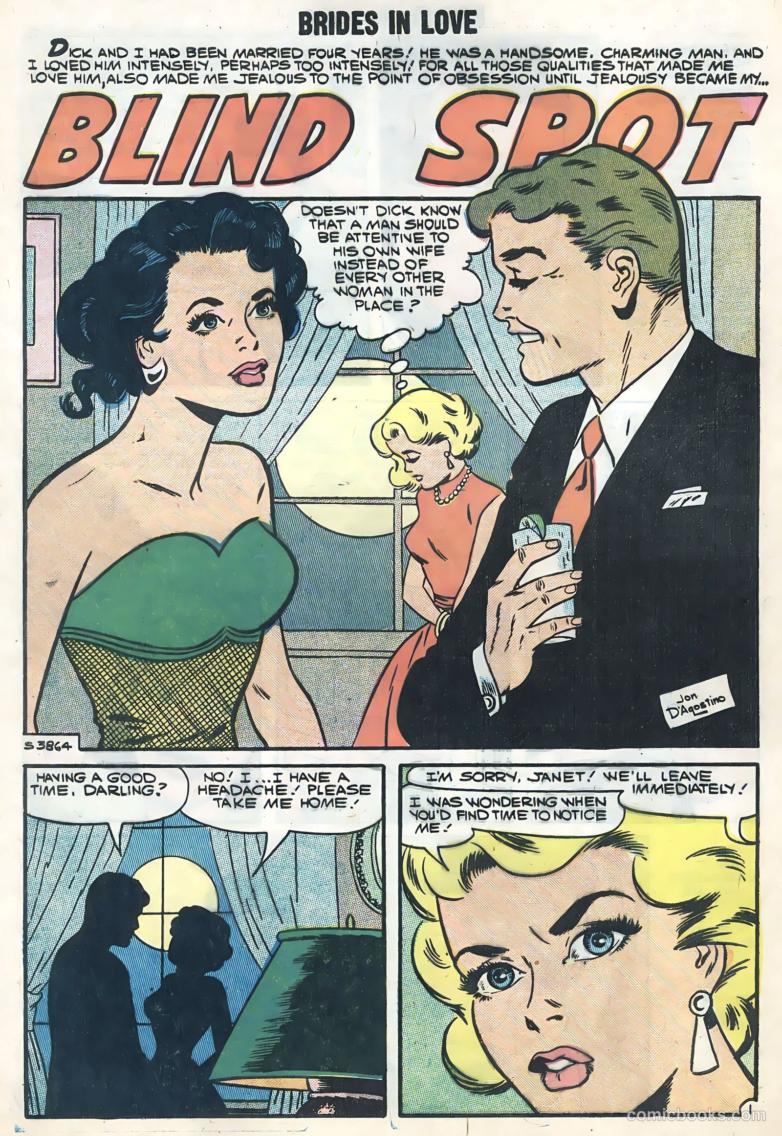 Brides in Love #10 (1958) — page 28
