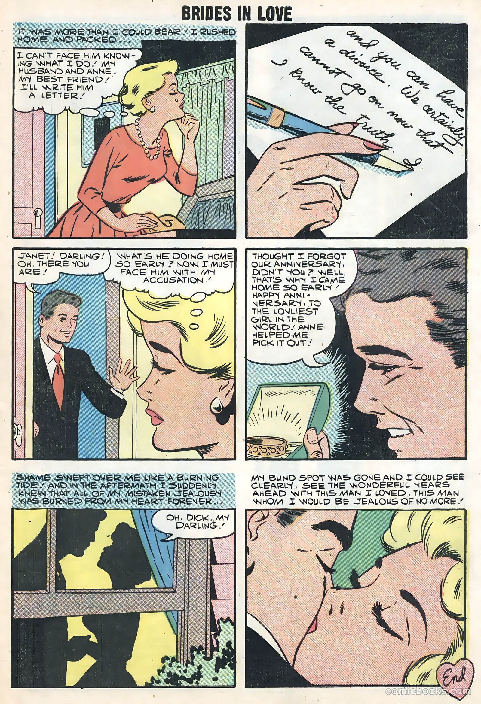 Brides in Love #10 (1958) — page 33