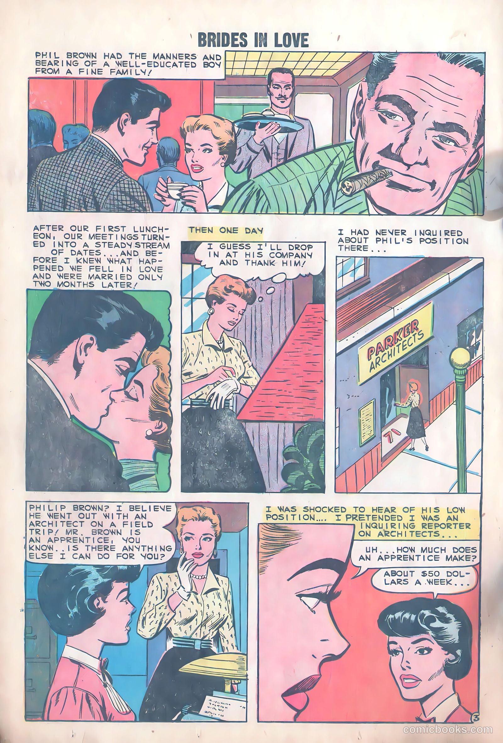 Brides in Love #12 (1959) — page 14