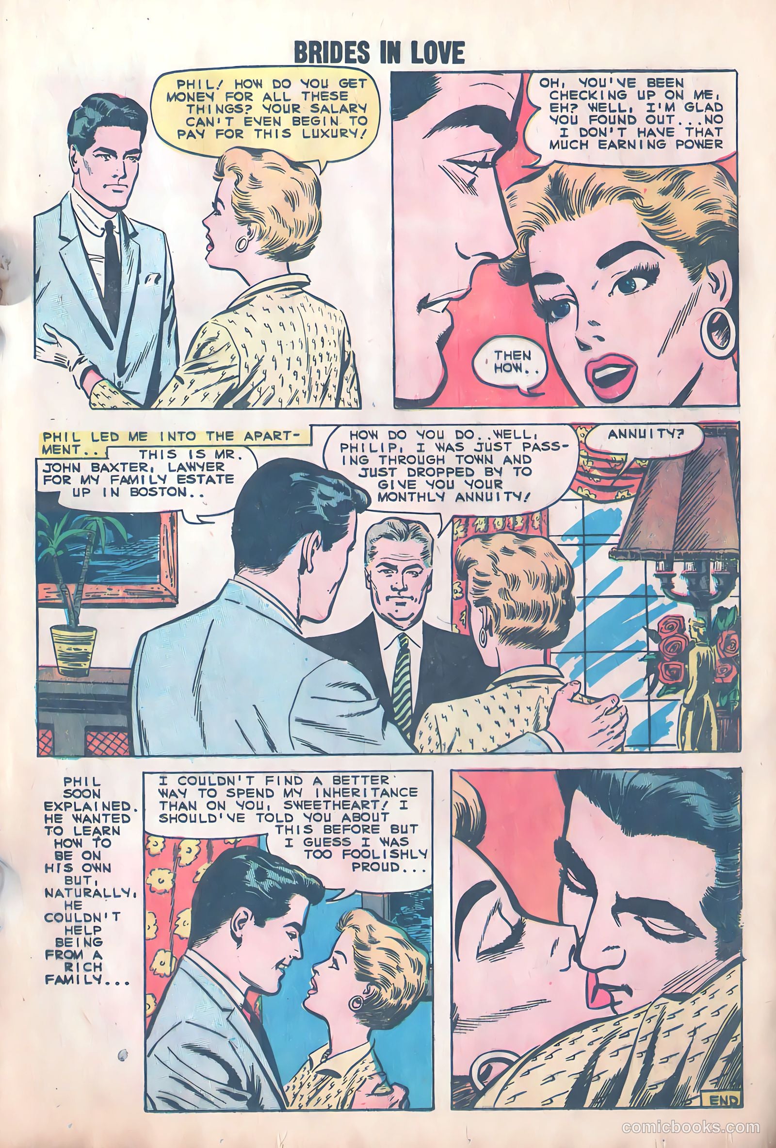Brides in Love #12 (1959) — page 17