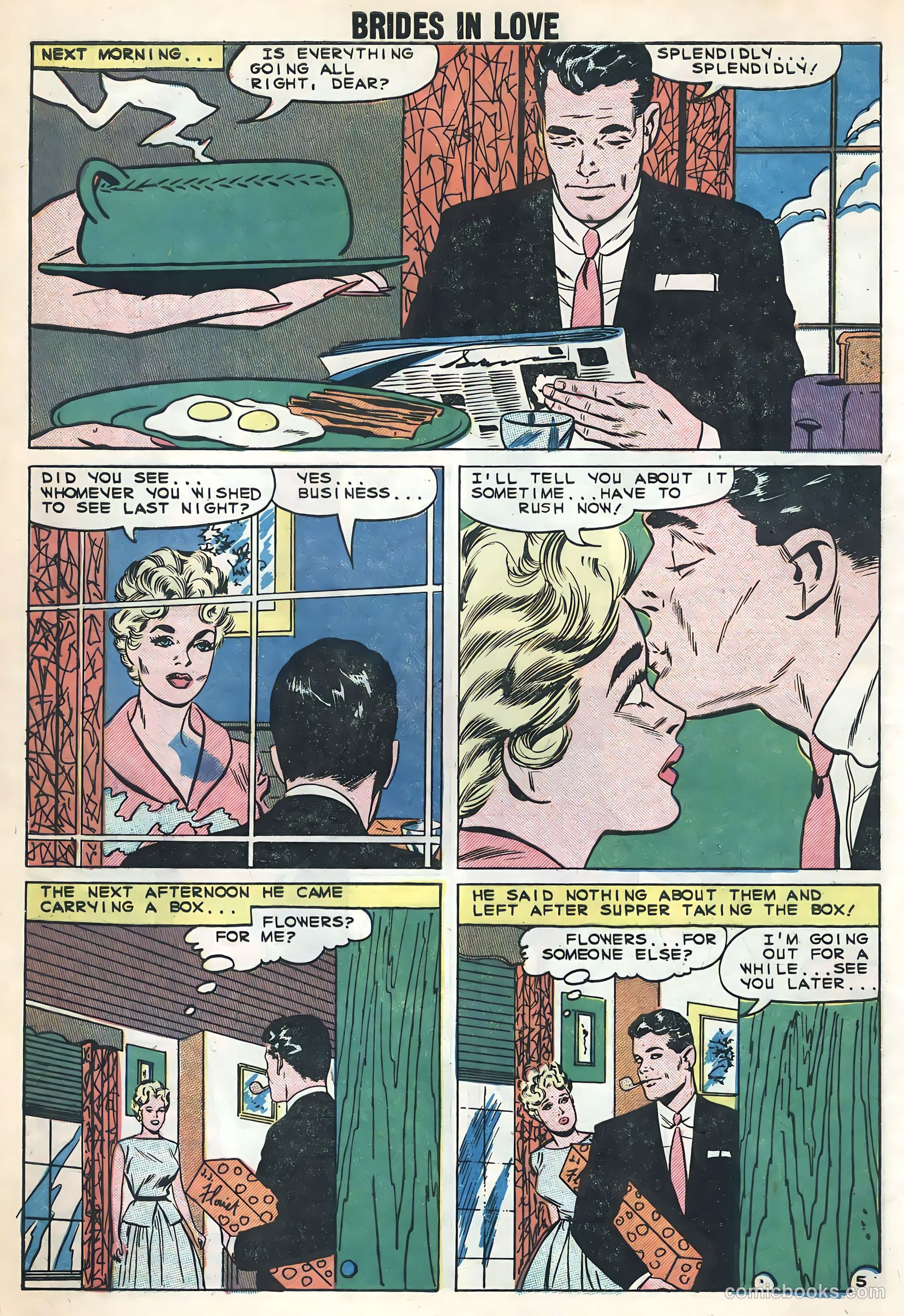 Brides in Love #13 (1959) — page 8