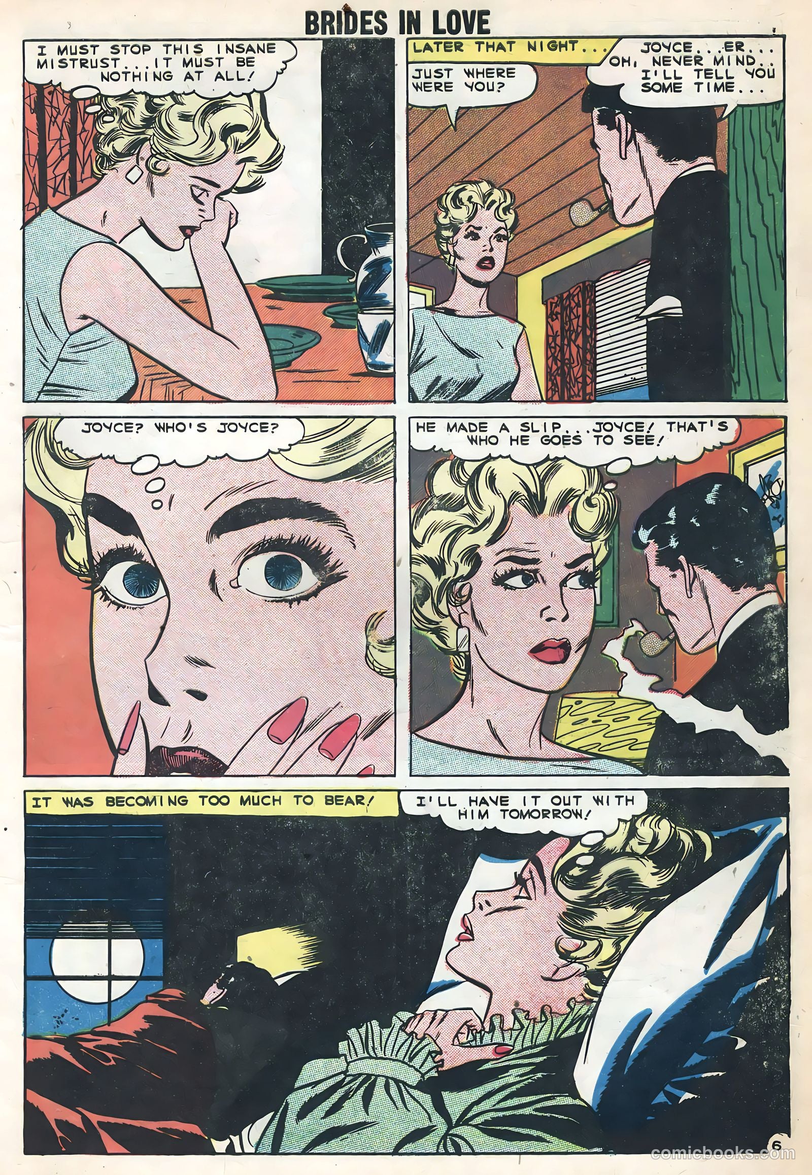 Brides in Love #13 (1959) — page 9