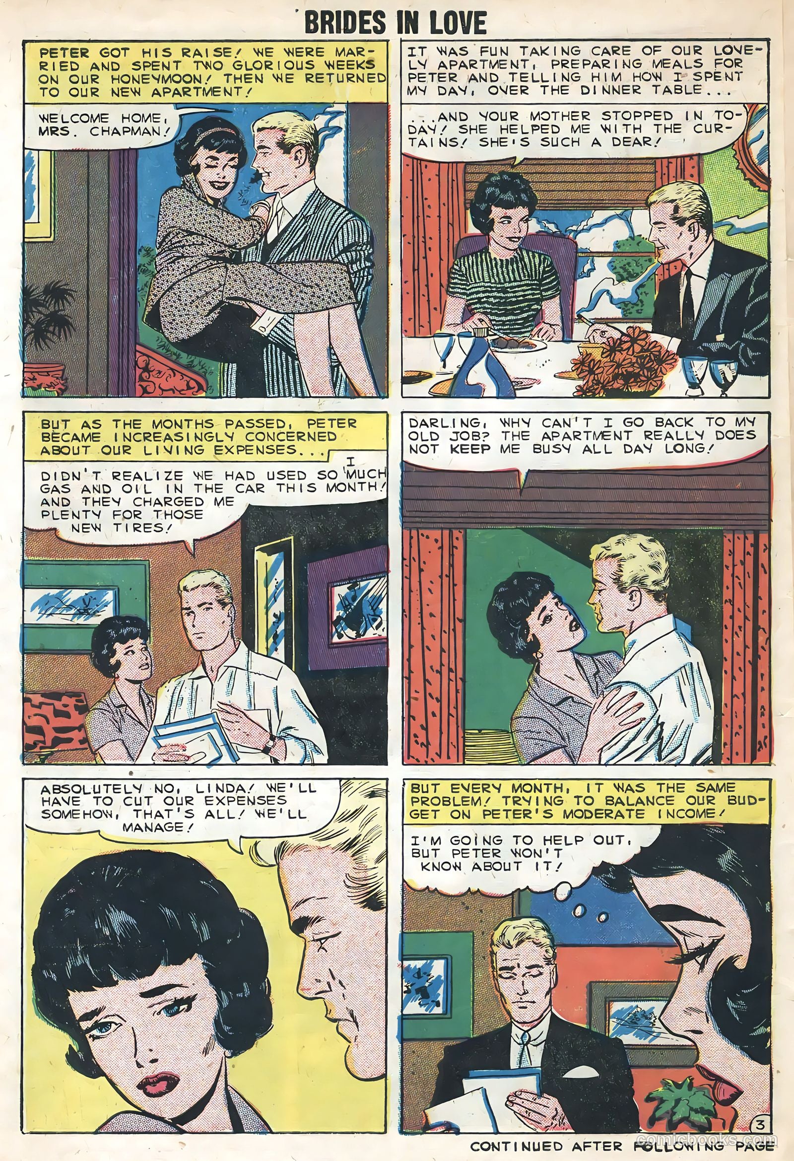 Brides in Love #14 (1959) — page 30