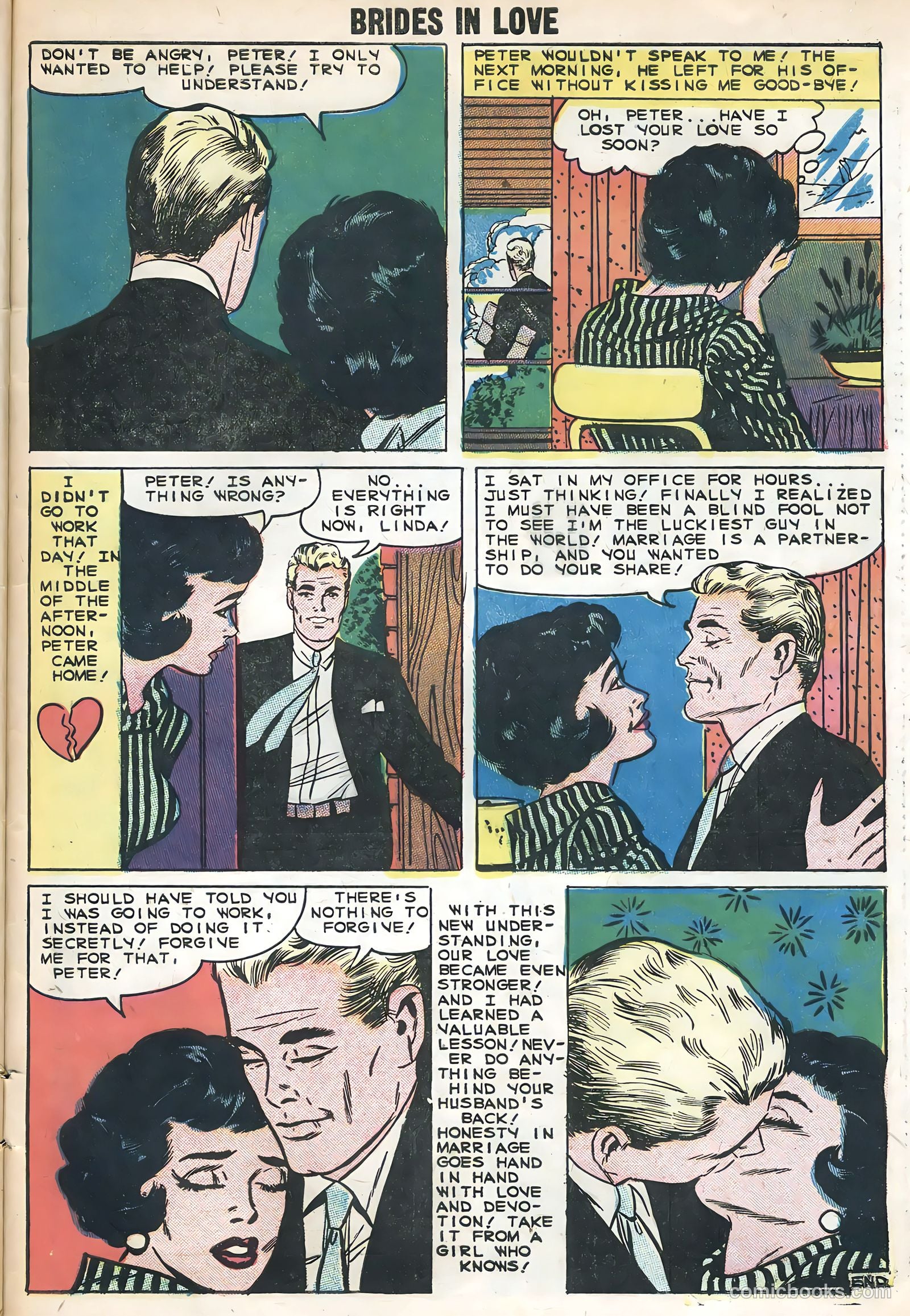 Brides in Love #14 (1959) — page 33