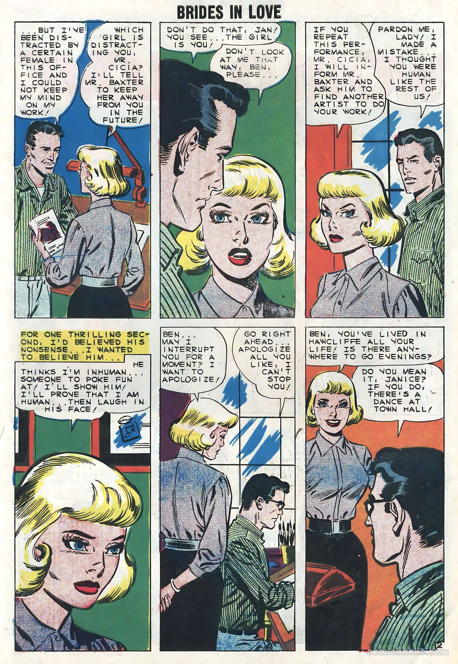 Brides in Love #15 (1959) — page 10
