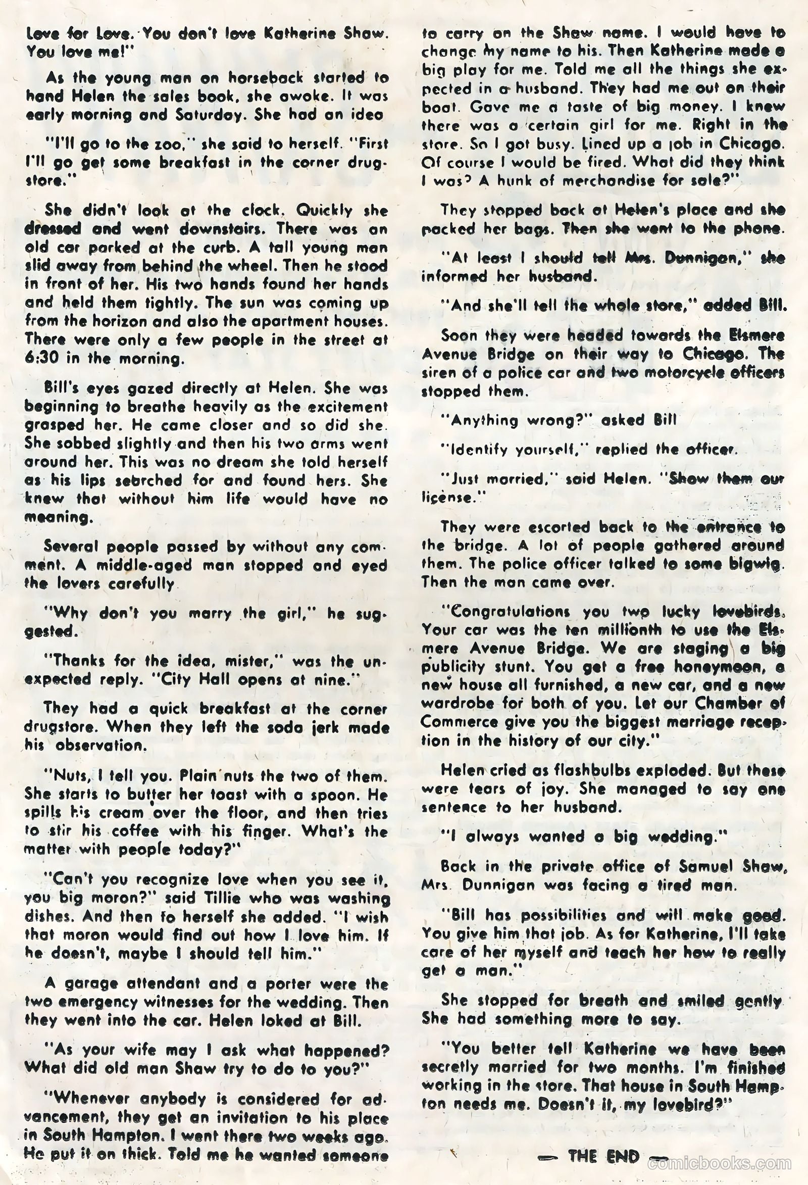 Brides in Love #15 (1959) — page 21