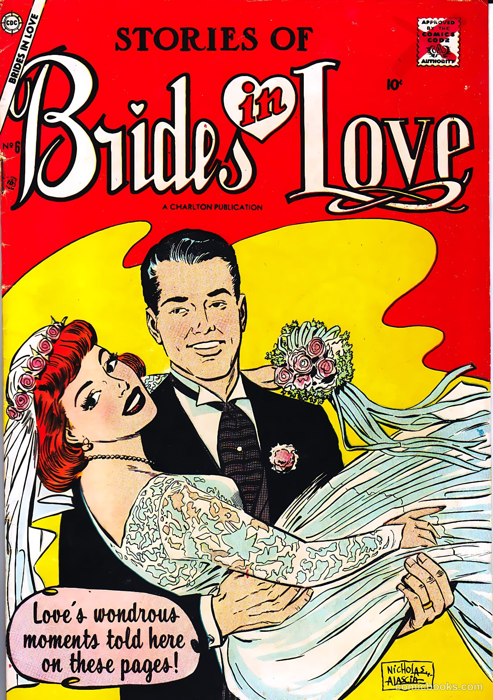 Brides in Love #6 (1957) — page 1