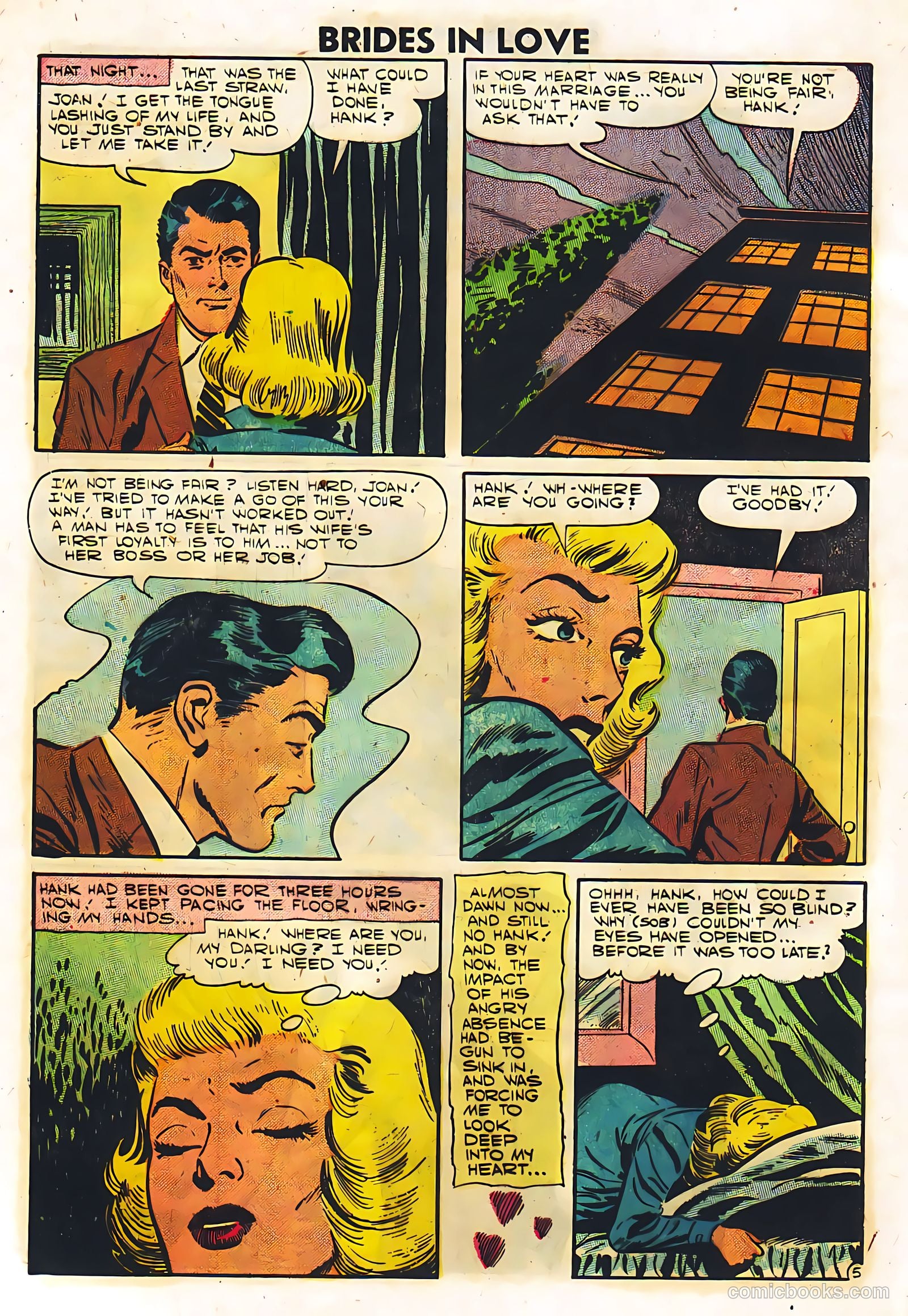 Brides in Love #6 (1957) — page 8