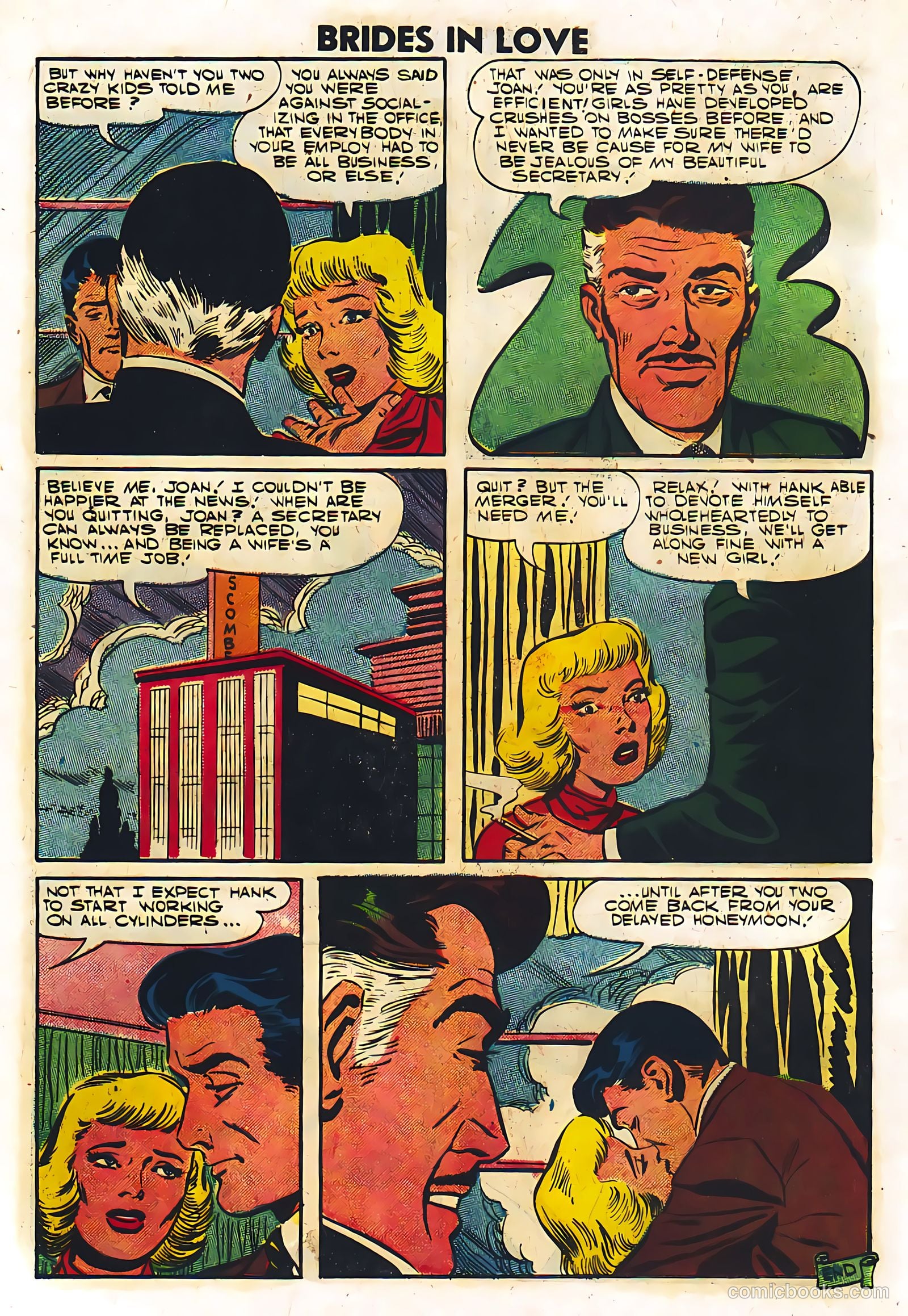 Brides in Love #6 (1957) — page 10