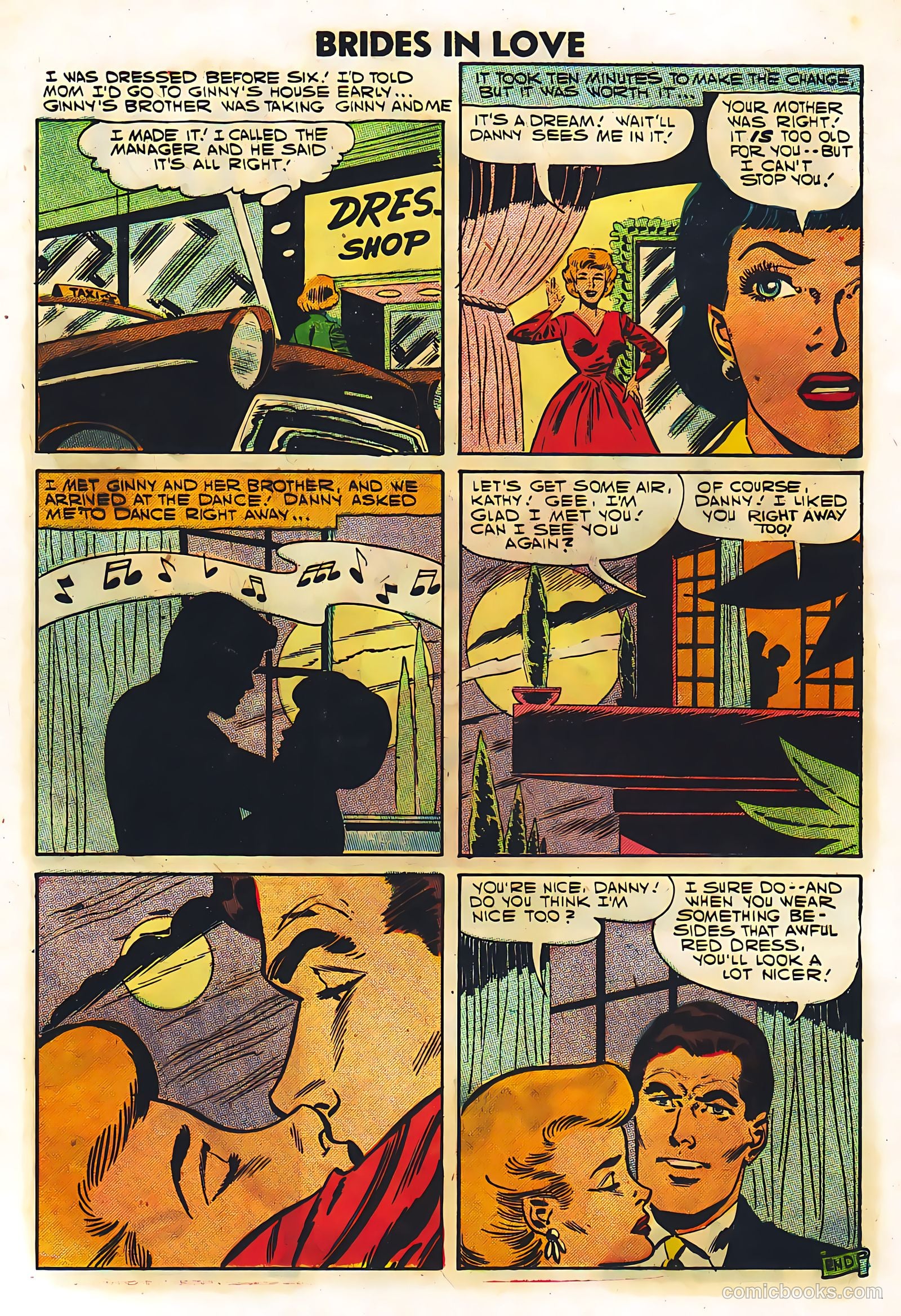 Brides in Love #6 (1957) — page 12