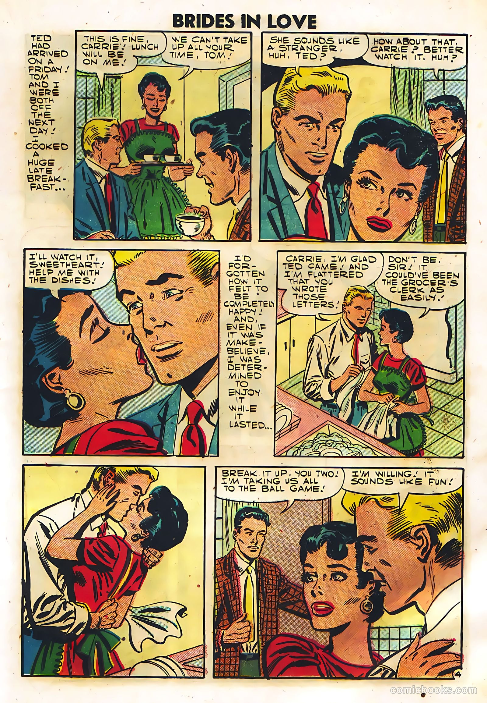 Brides in Love #6 (1957) — page 17