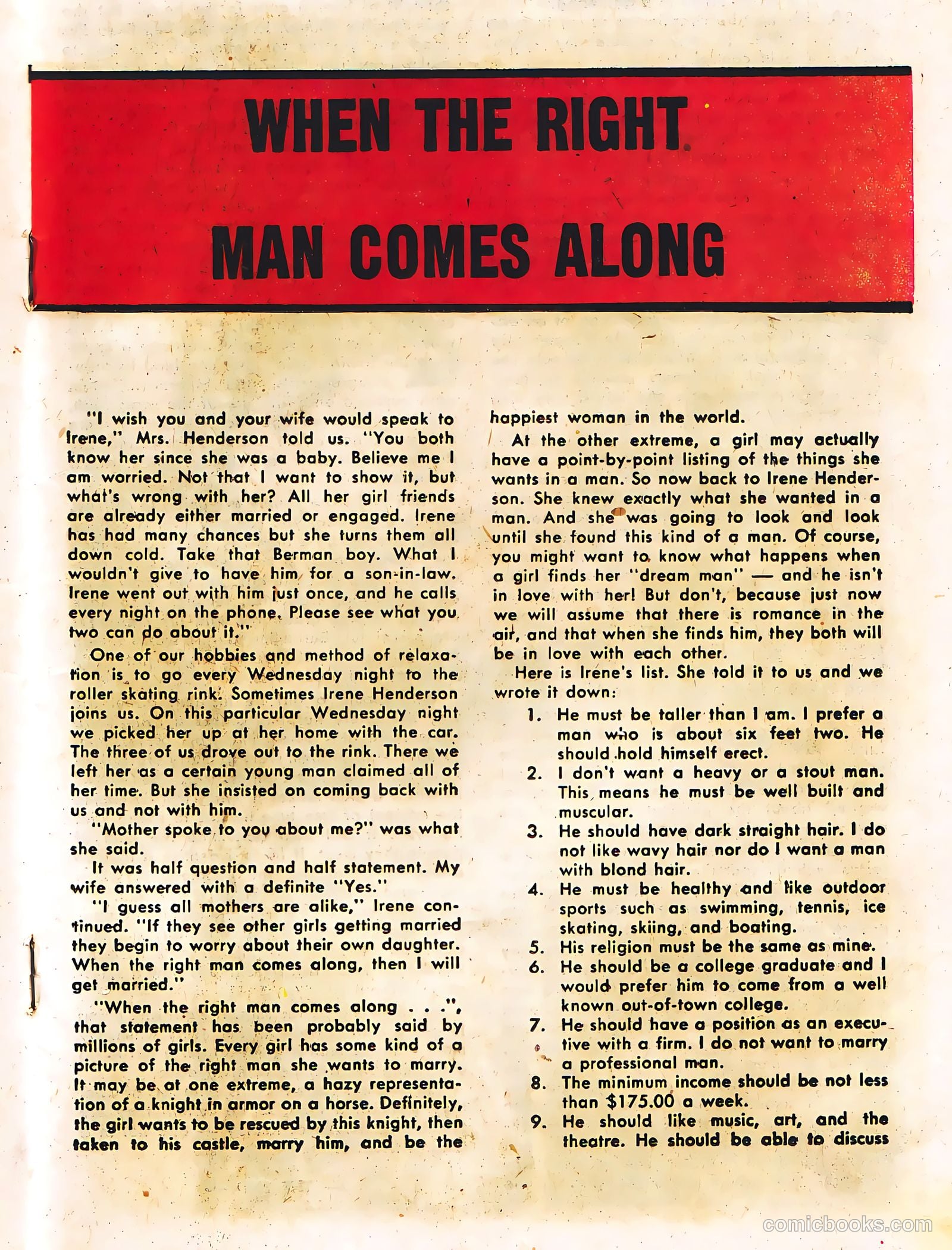 Brides in Love #6 (1957) — page 19