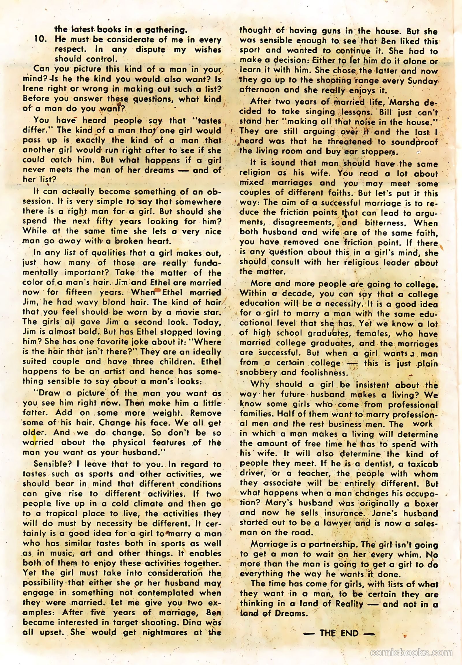 Brides in Love #6 (1957) — page 20