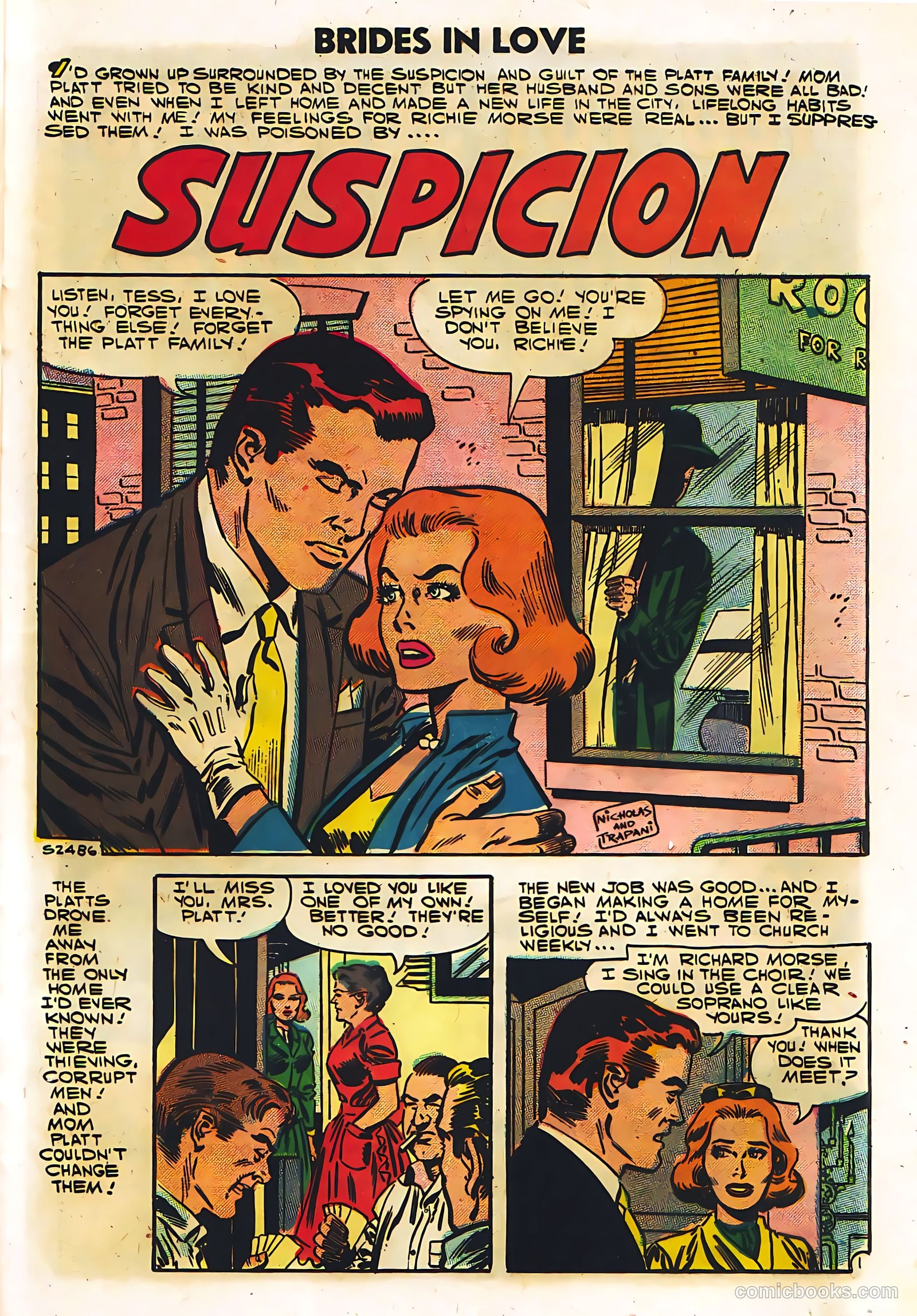 Brides in Love #6 (1957) — page 21