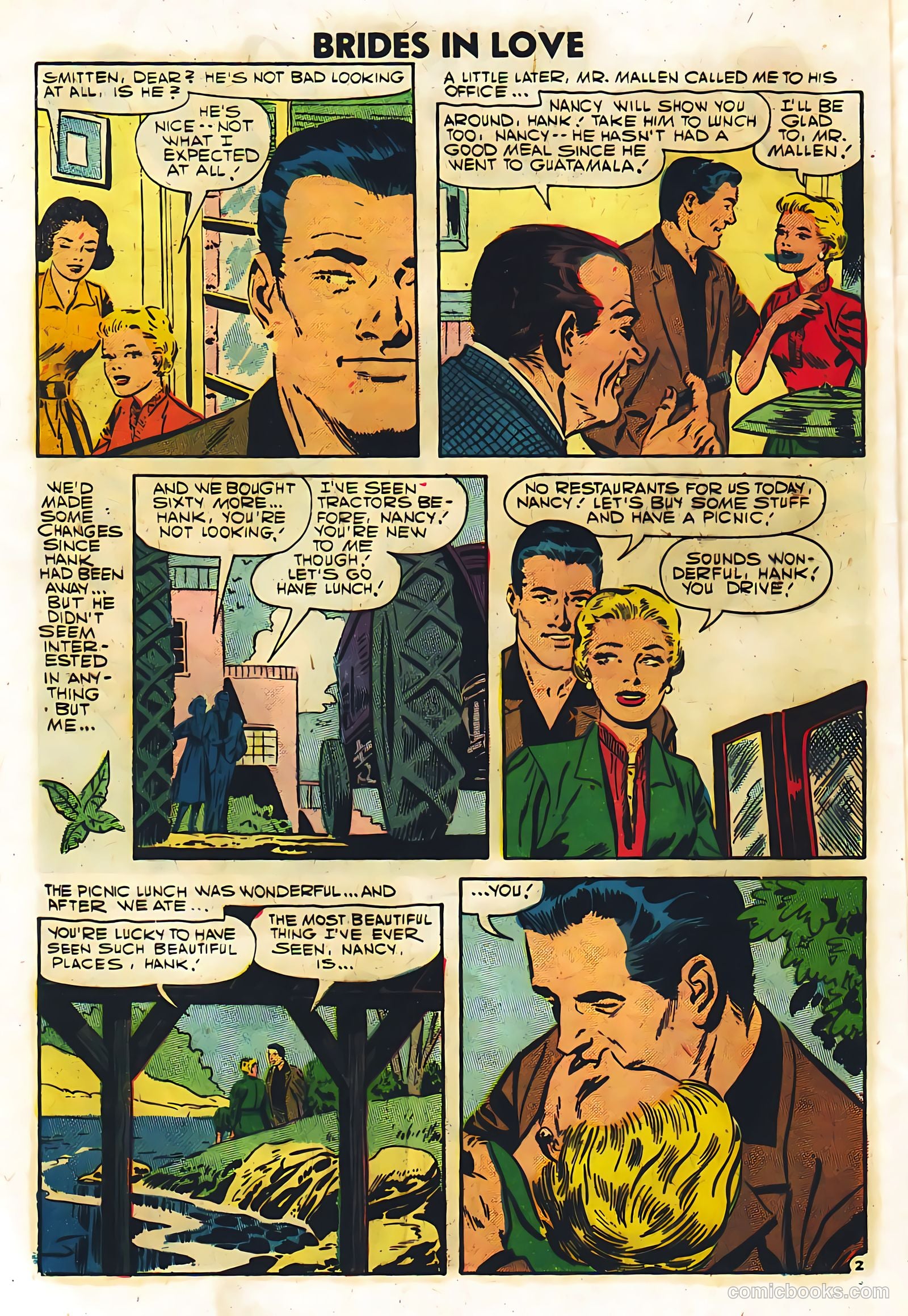 Brides in Love #6 (1957) — page 28