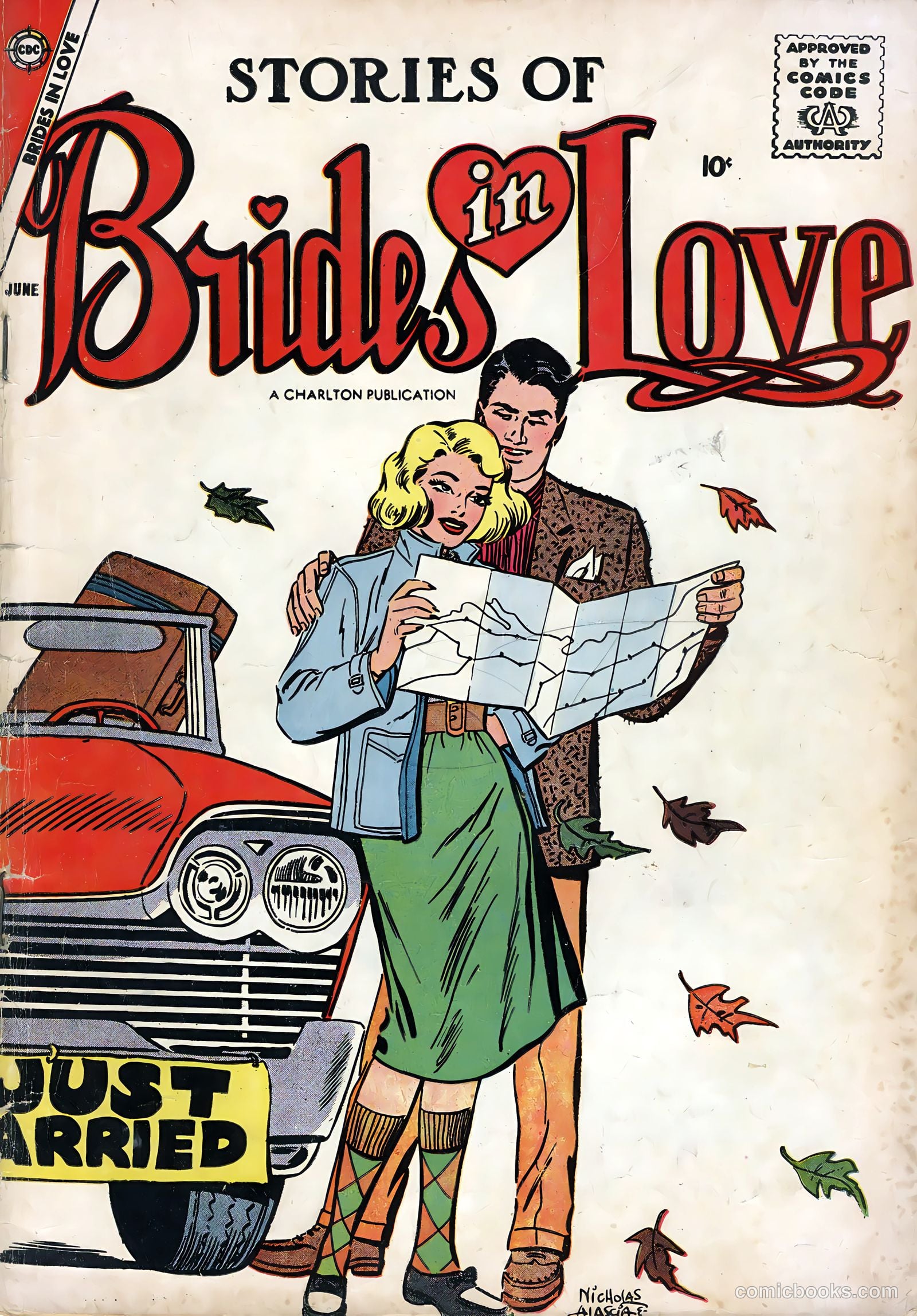 Brides in Love #8 (1958) — page 1