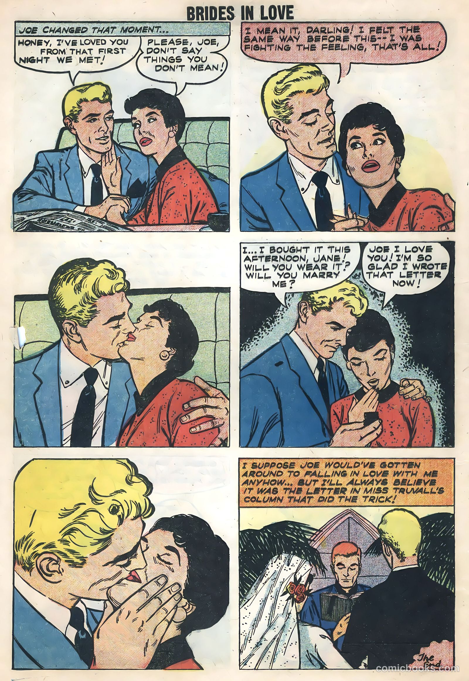 Brides in Love #8 (1958) — page 8