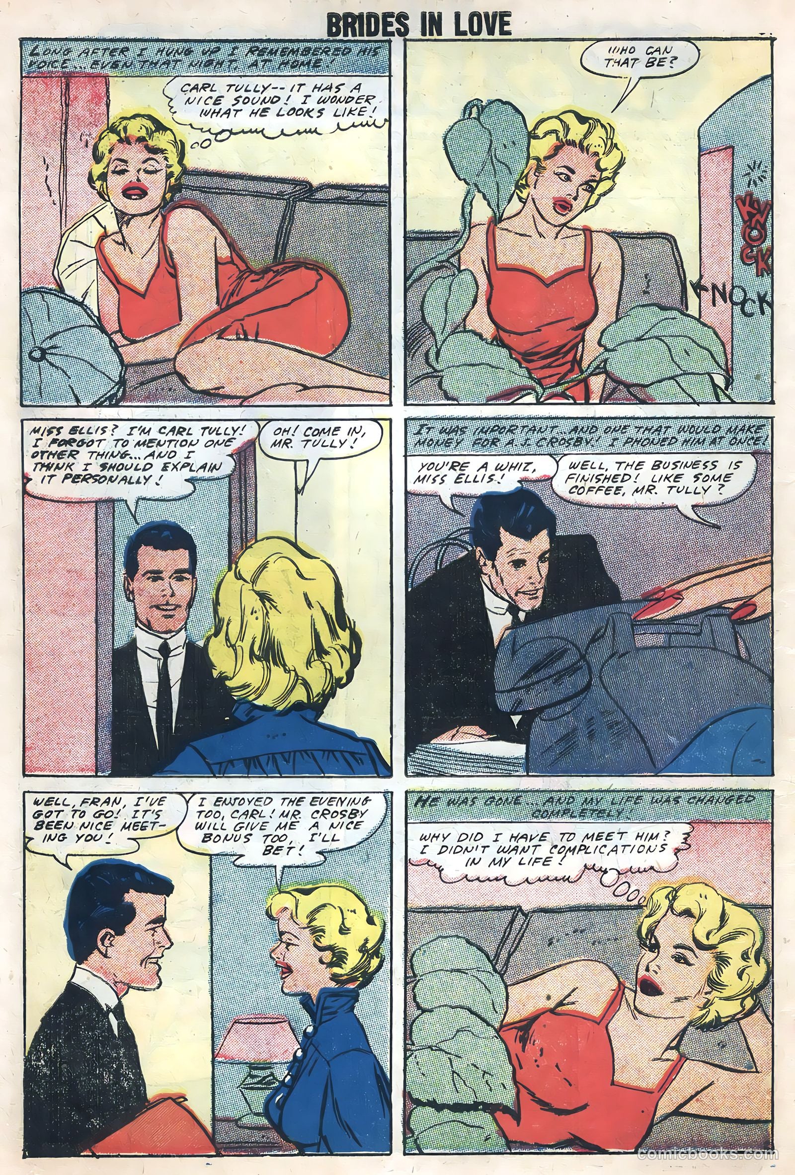 Brides in Love #8 (1958) — page 10