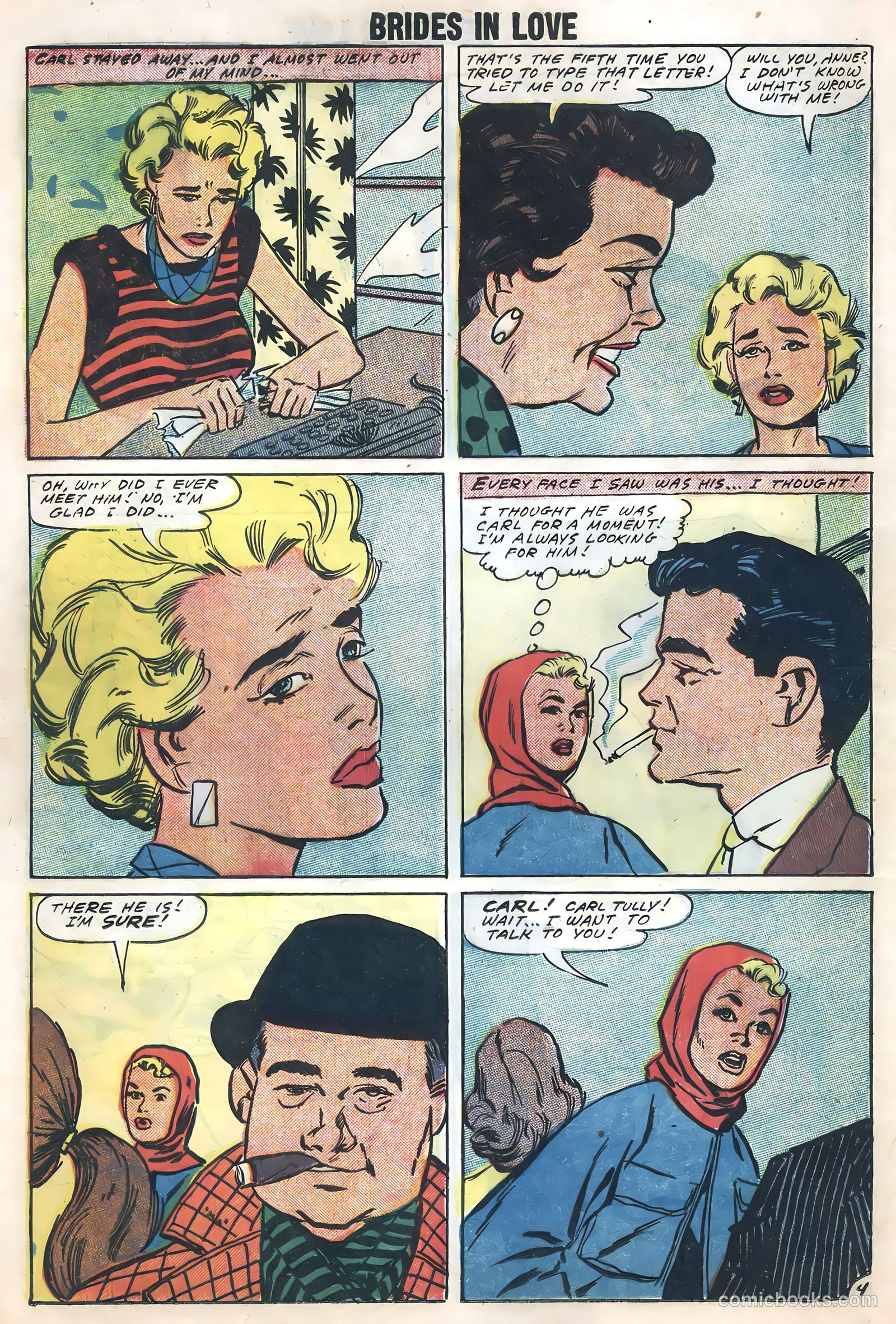 Brides in Love #8 (1958) — page 12