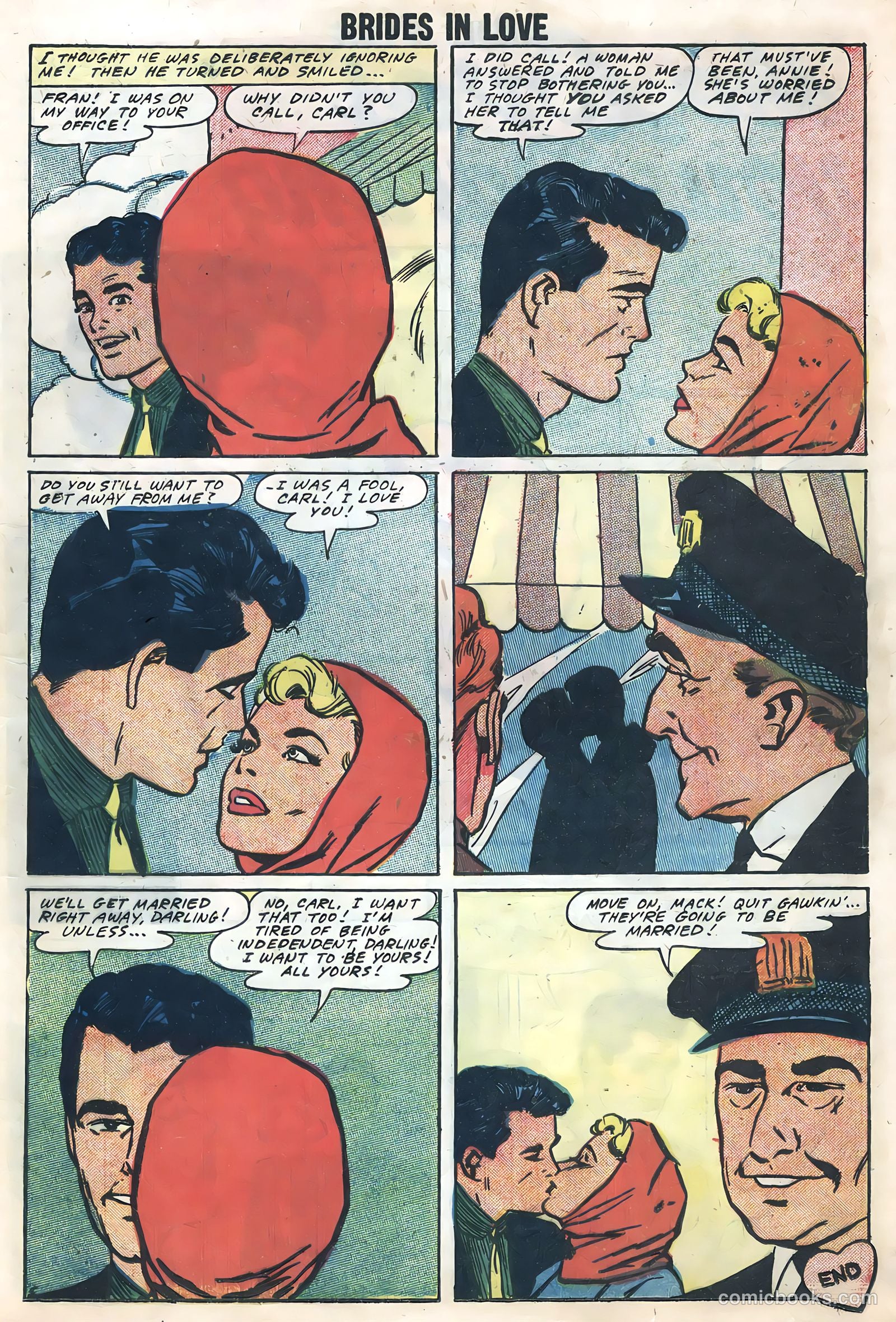 Brides in Love #8 (1958) — page 13