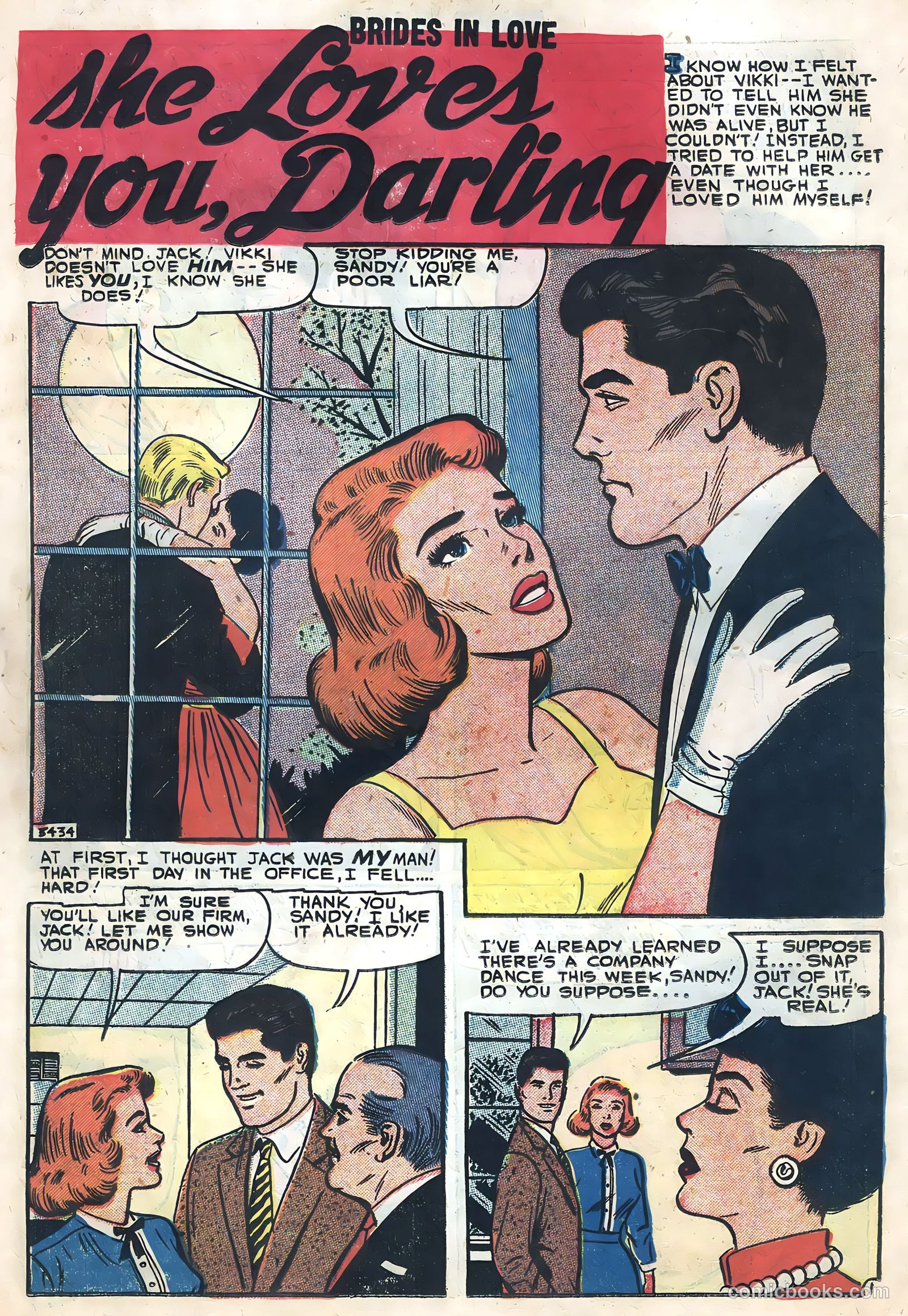 Brides in Love #8 (1958) — page 14
