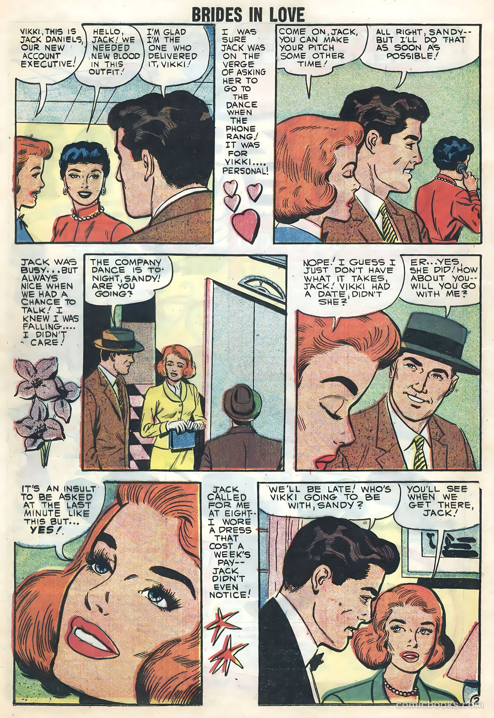 Brides in Love #8 (1958) — page 16