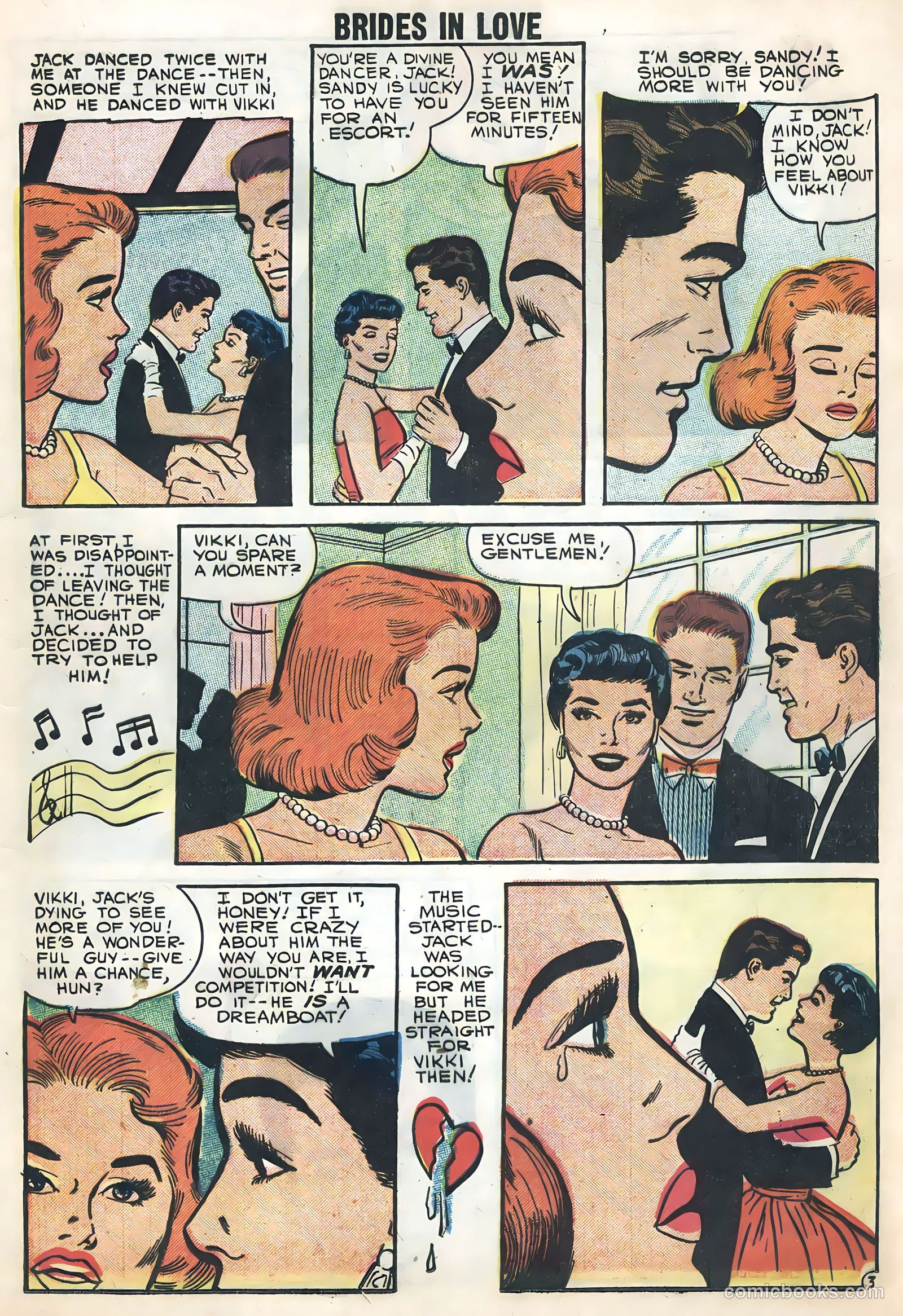 Brides in Love #8 (1958) — page 17