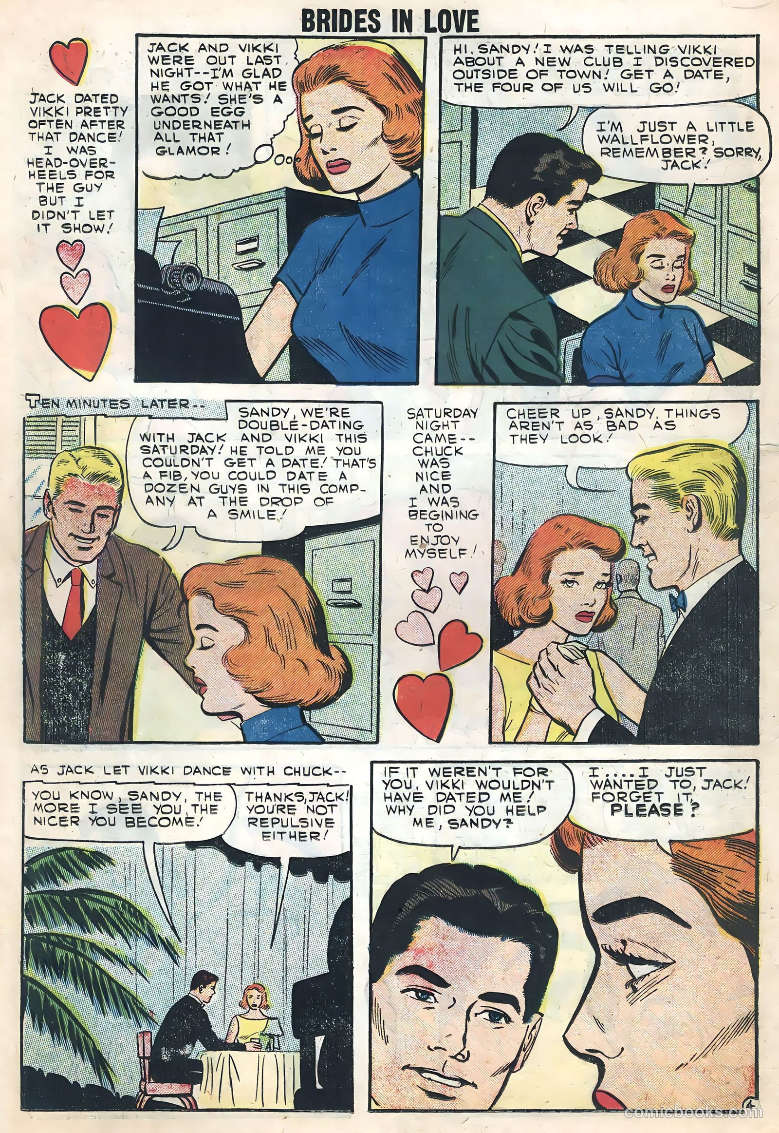Brides in Love #8 (1958) — page 18