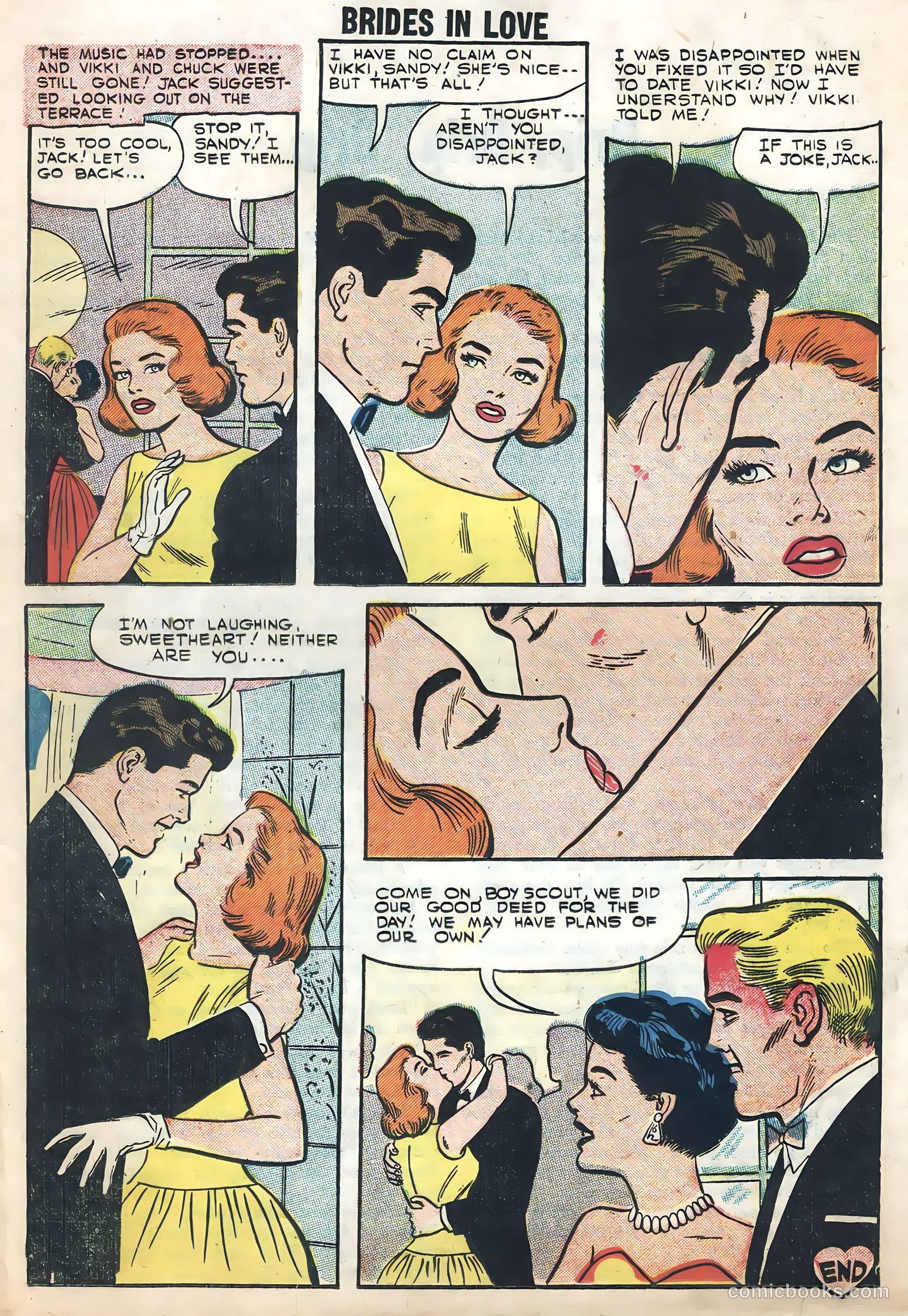 Brides in Love #8 (1958) — page 19