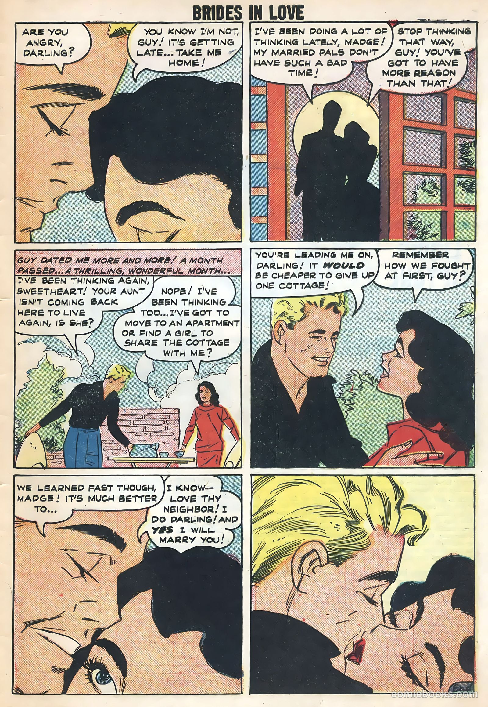 Brides in Love #8 (1958) — page 33
