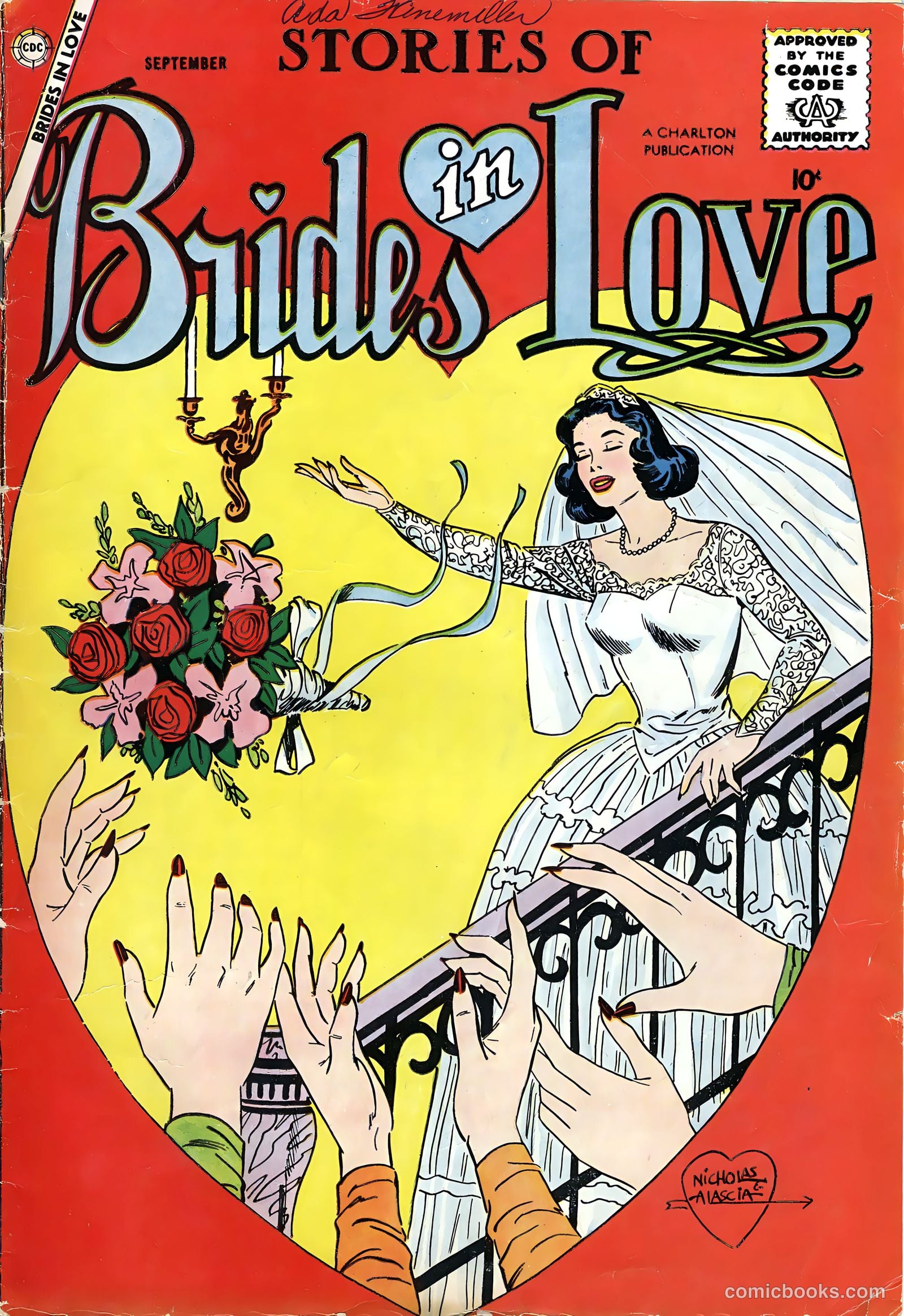 Brides in Love #9 (1958) — page 1