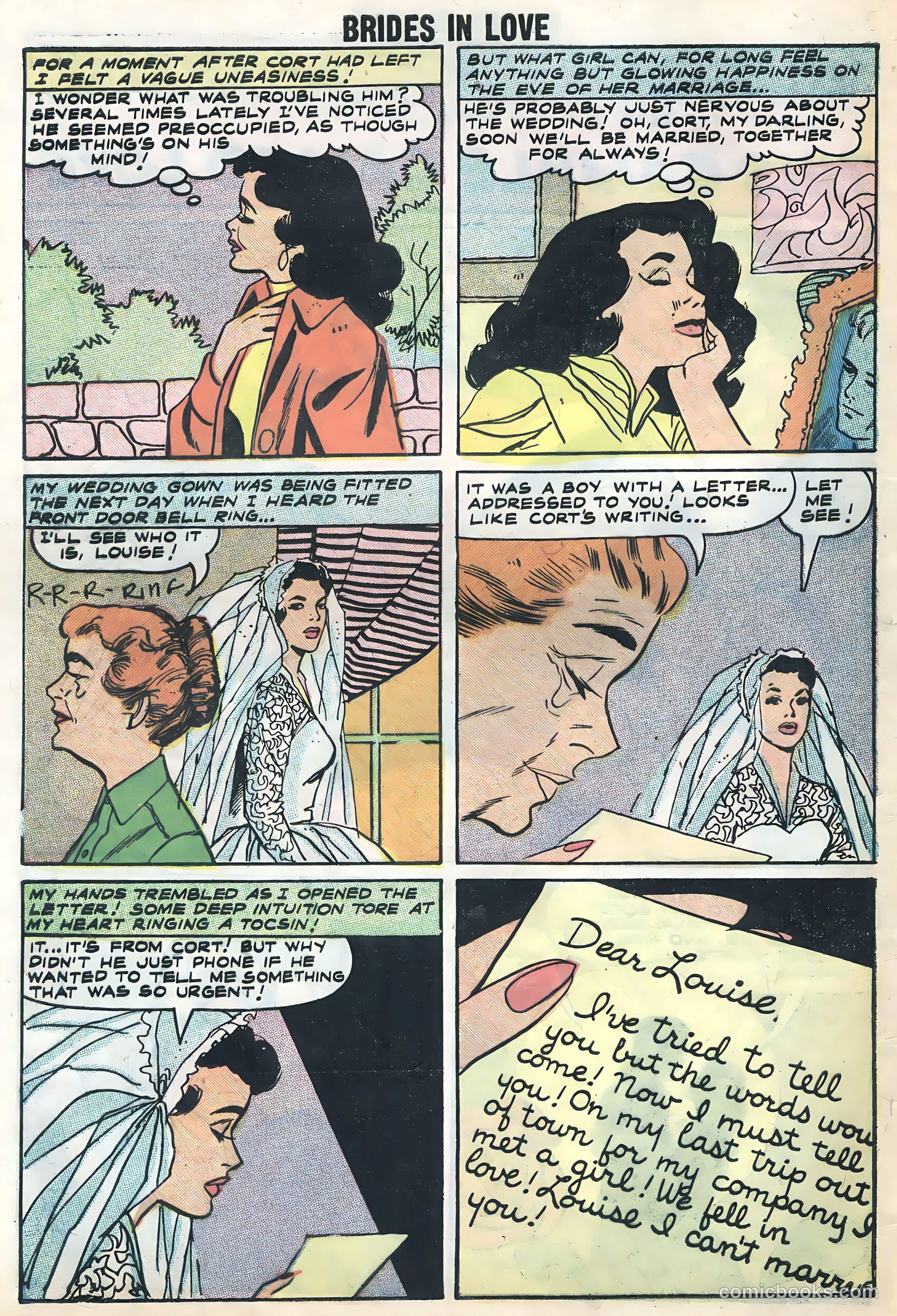 Brides in Love #9 (1958) — page 4