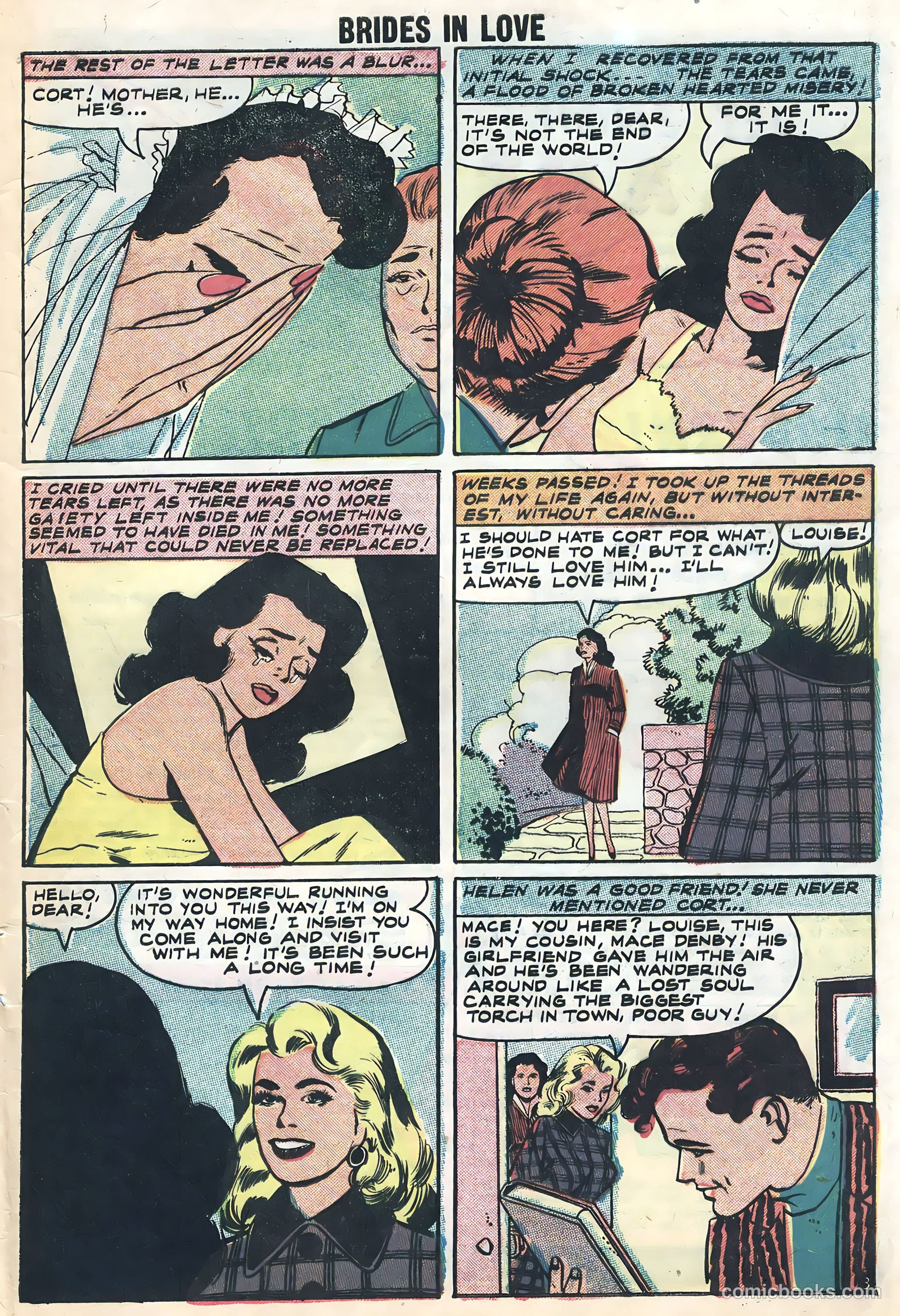 Brides in Love #9 (1958) — page 5