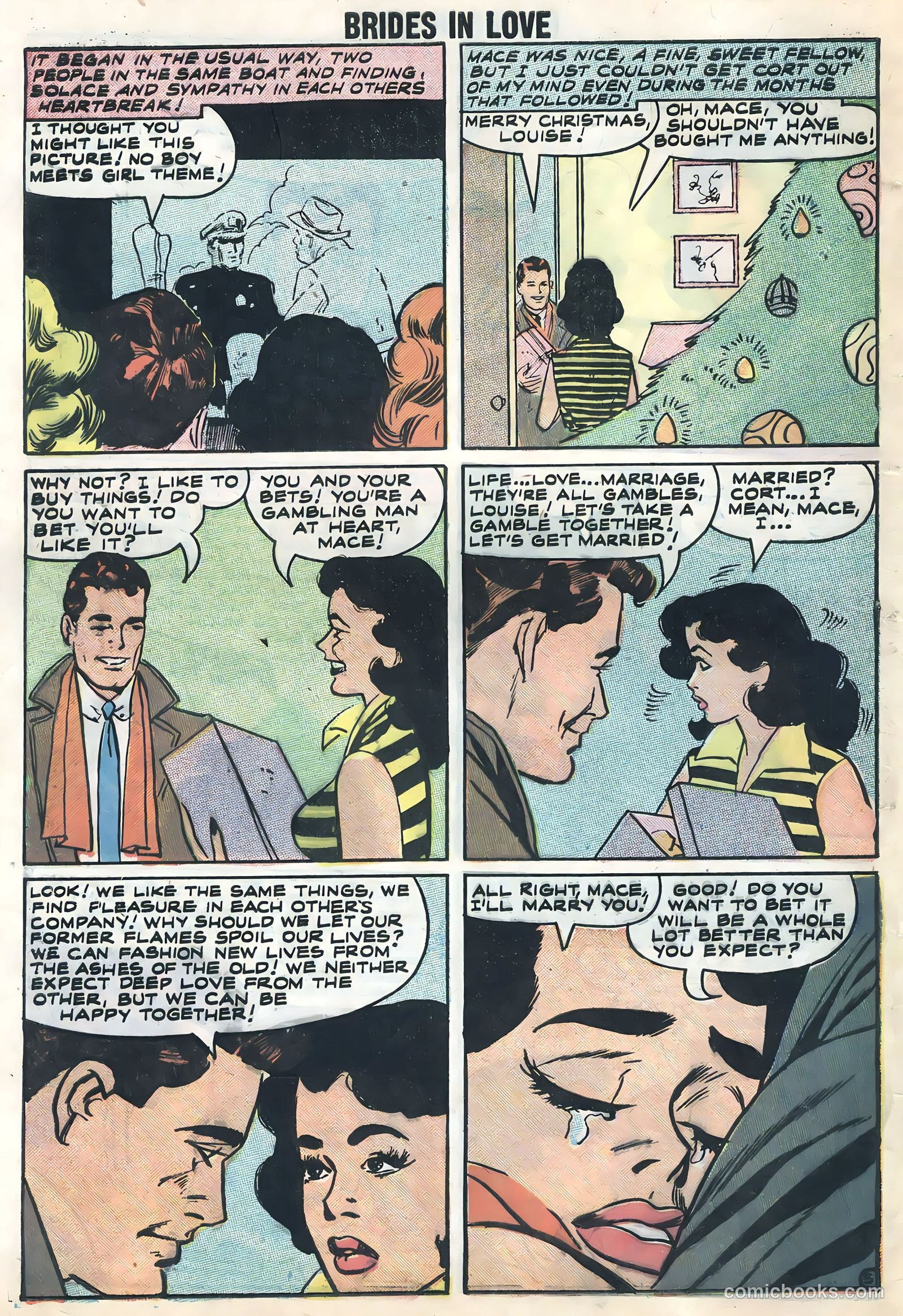 Brides in Love #9 (1958) — page 8