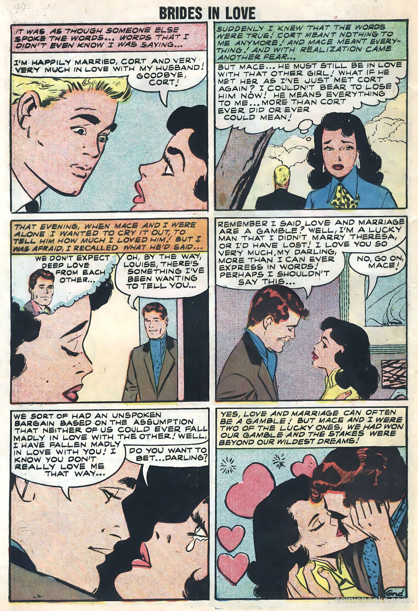 Brides in Love #9 (1958) — page 10