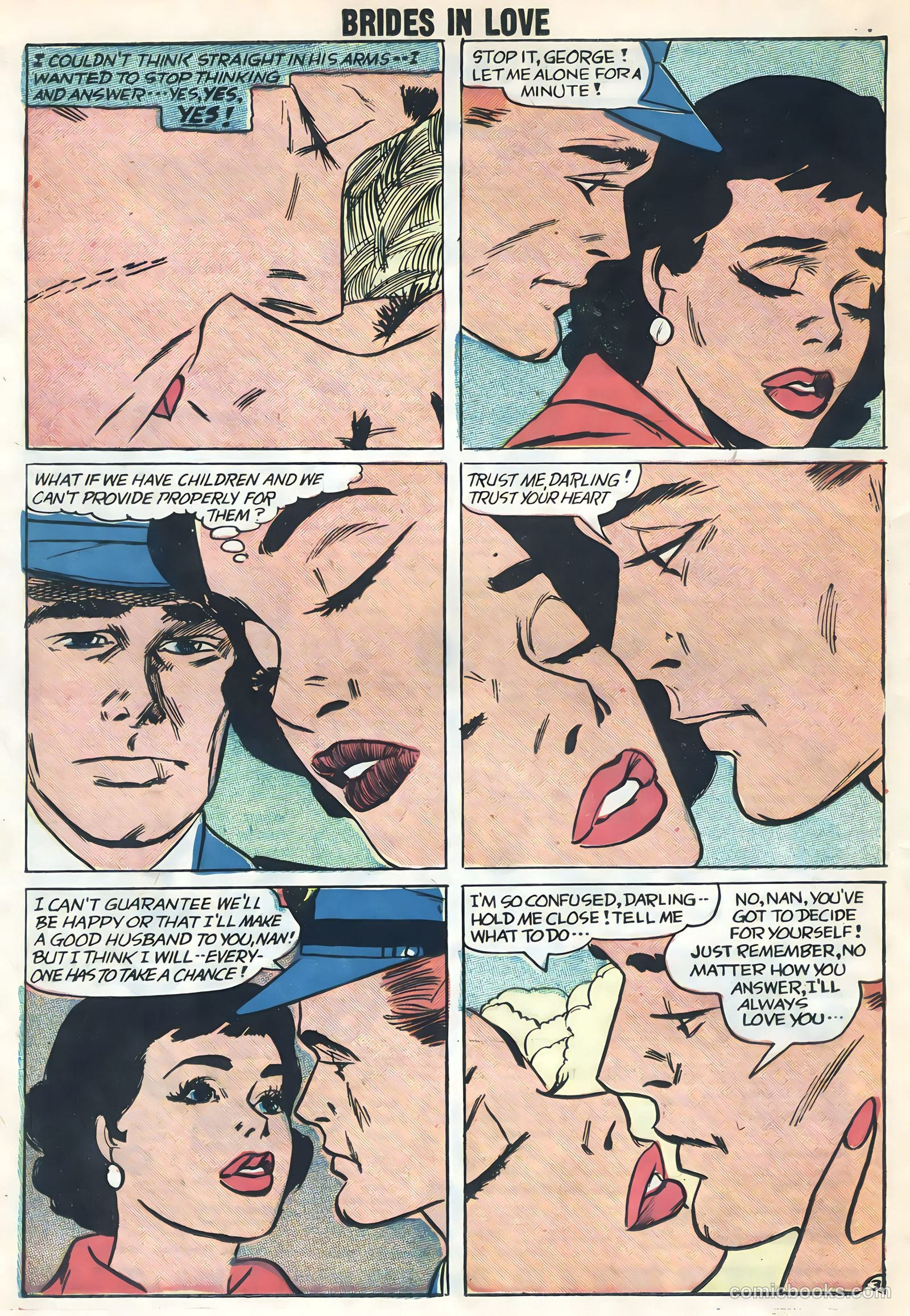 Brides in Love #9 (1958) — page 16