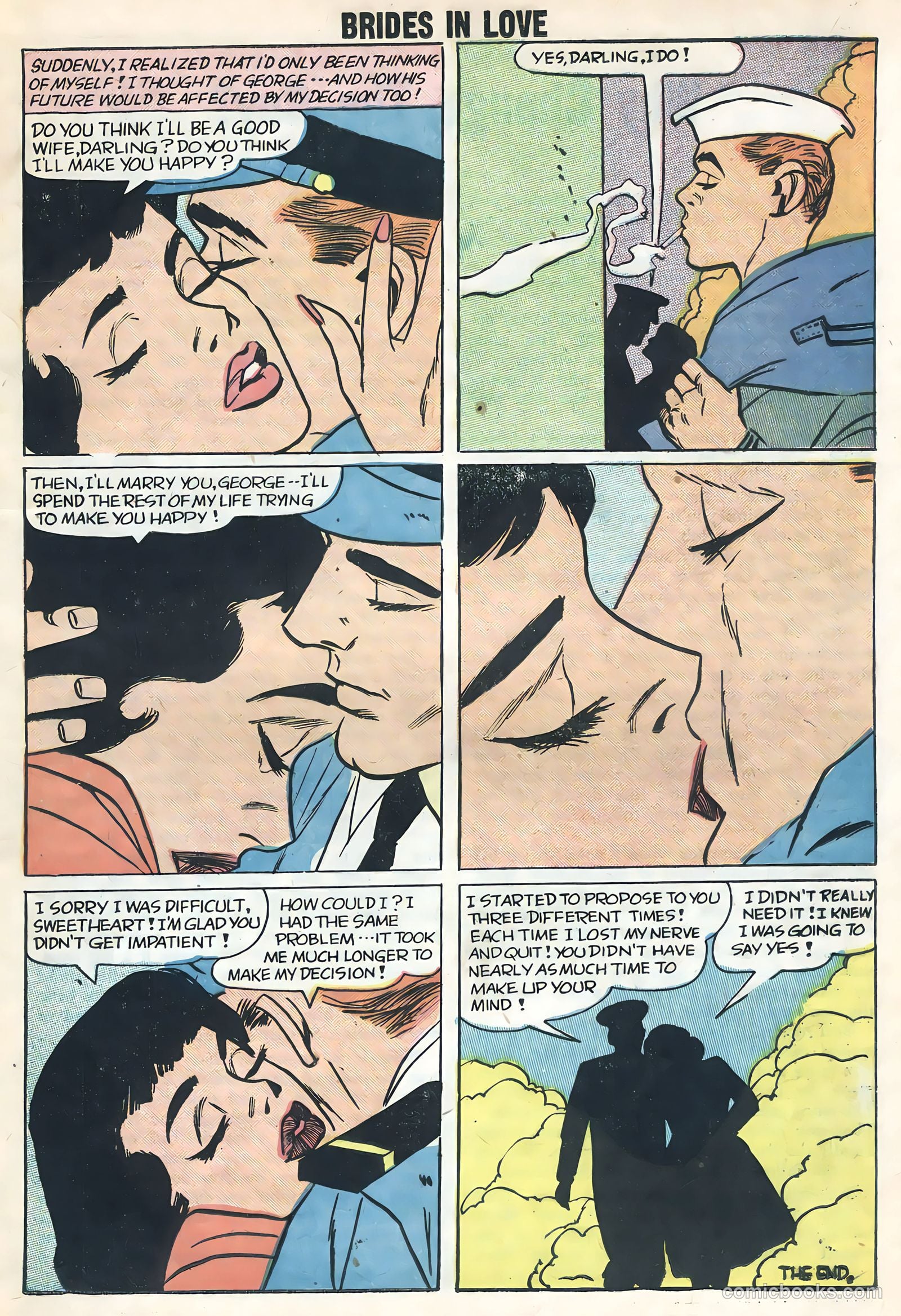 Brides in Love #9 (1958) — page 17