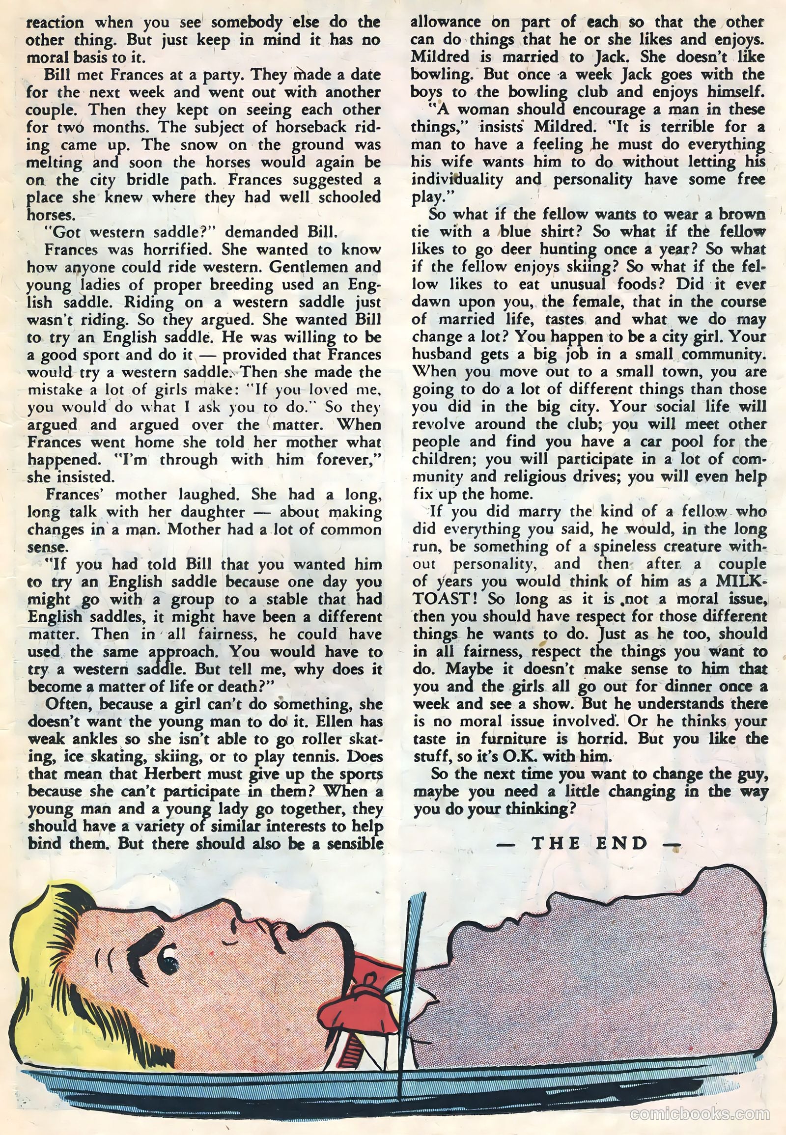Brides in Love #9 (1958) — page 19