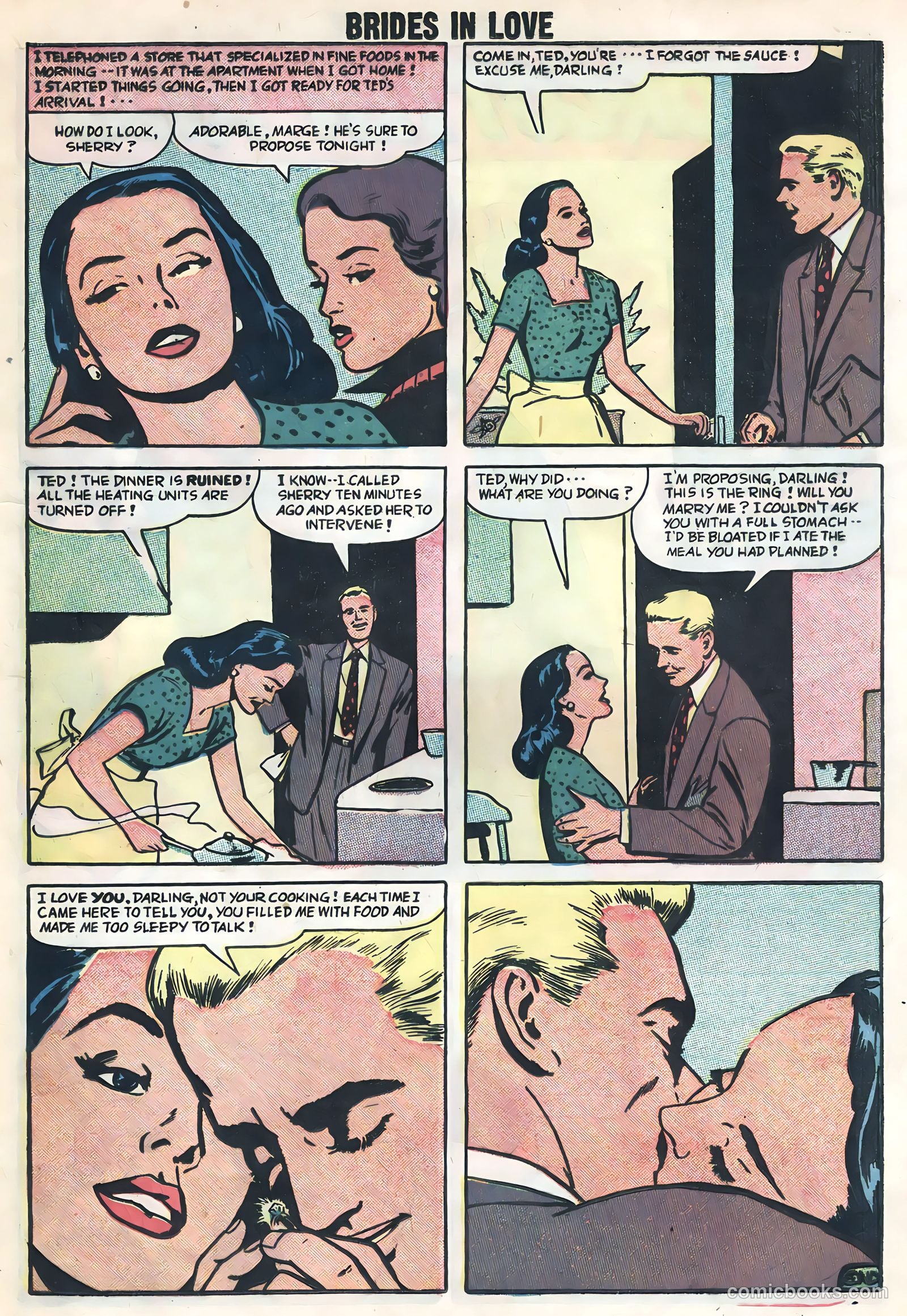 Brides in Love #9 (1958) — page 25
