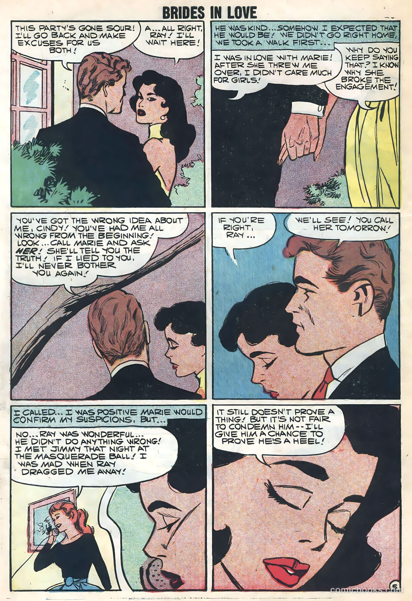 Brides in Love #9 (1958) — page 30