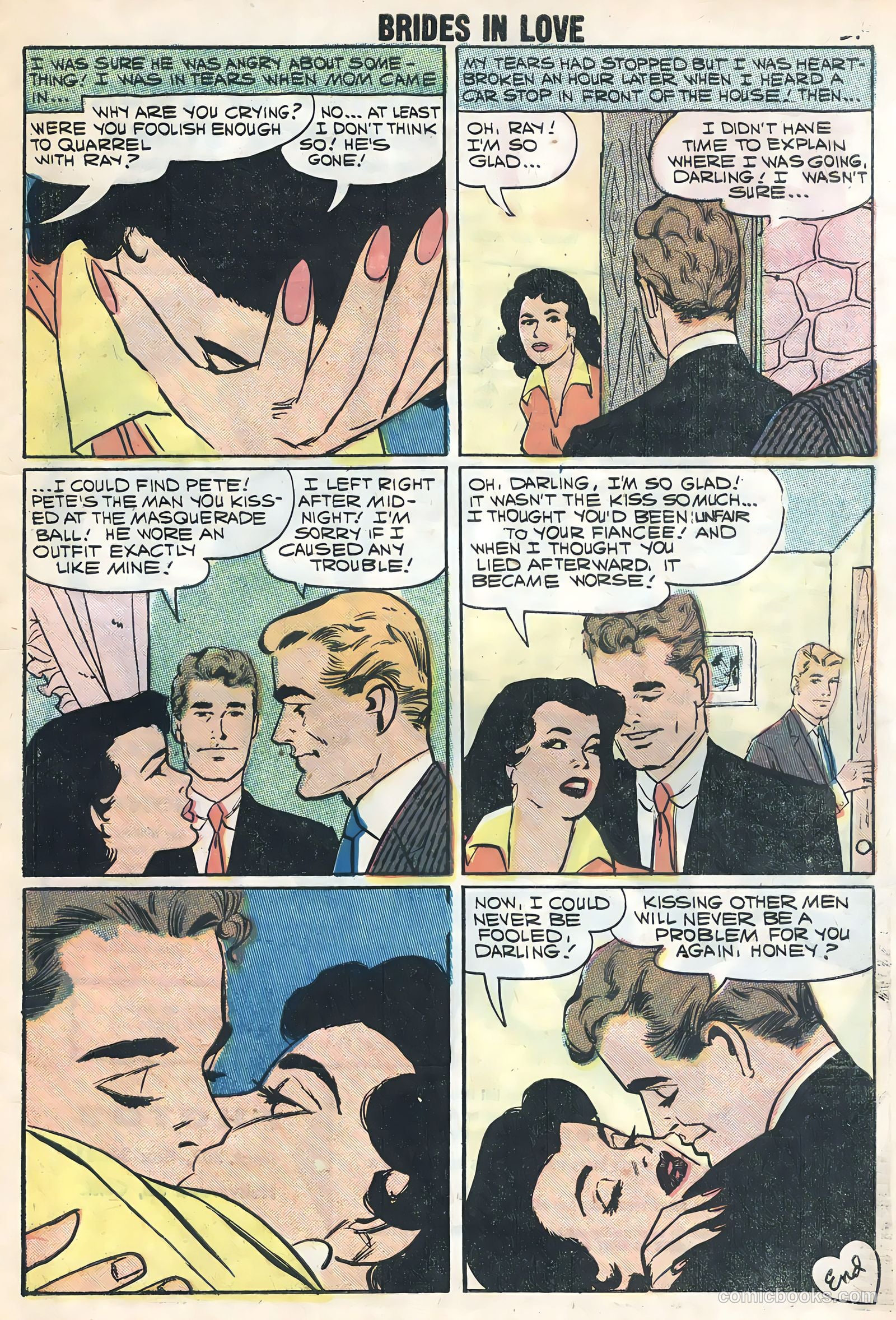 Brides in Love #9 (1958) — page 33