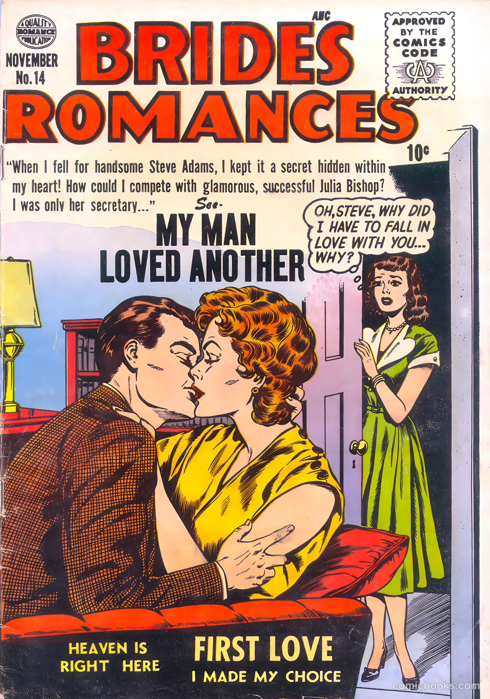 Brides Romances #14 (1955) — page 1