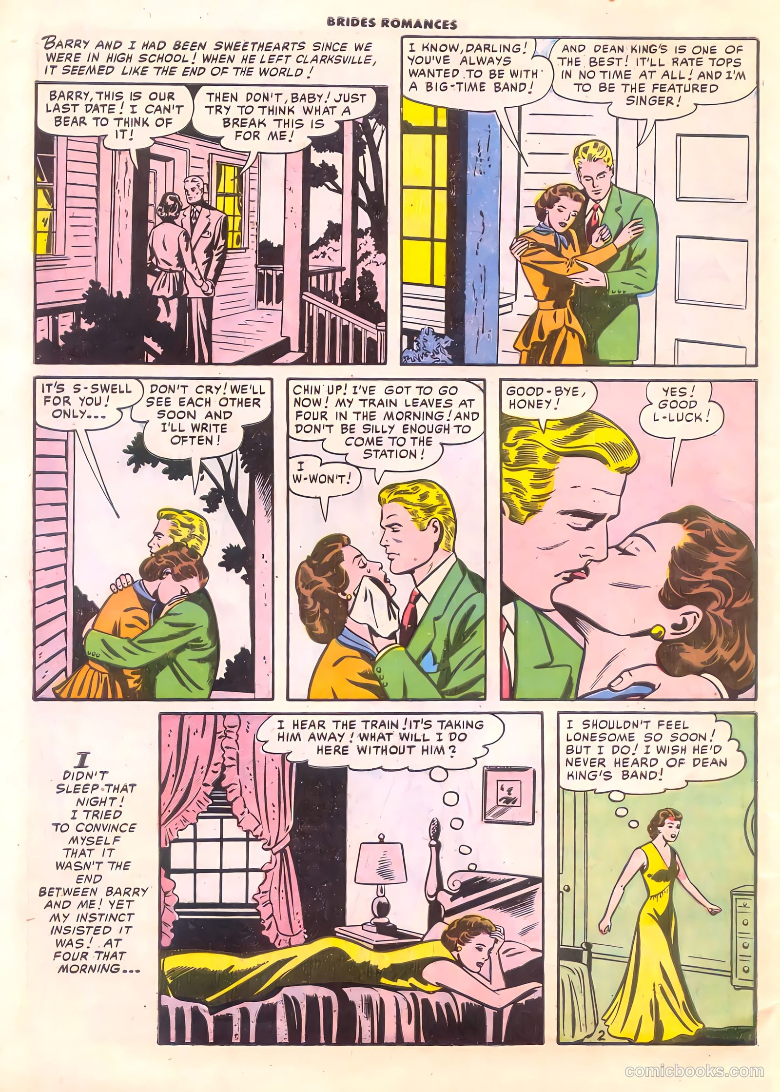 Brides Romances #14 (1955) — page 4