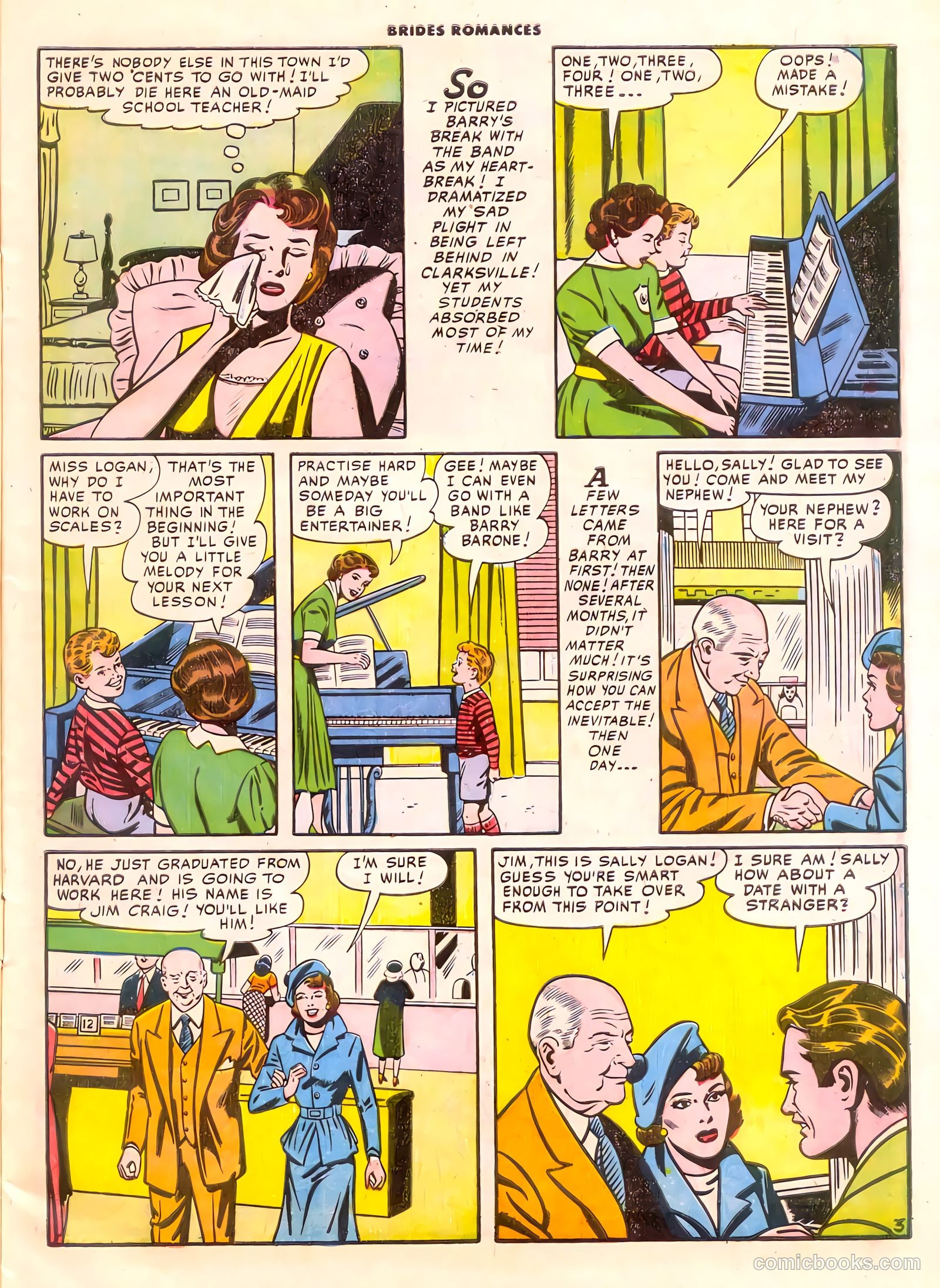 Brides Romances #14 (1955) — page 5